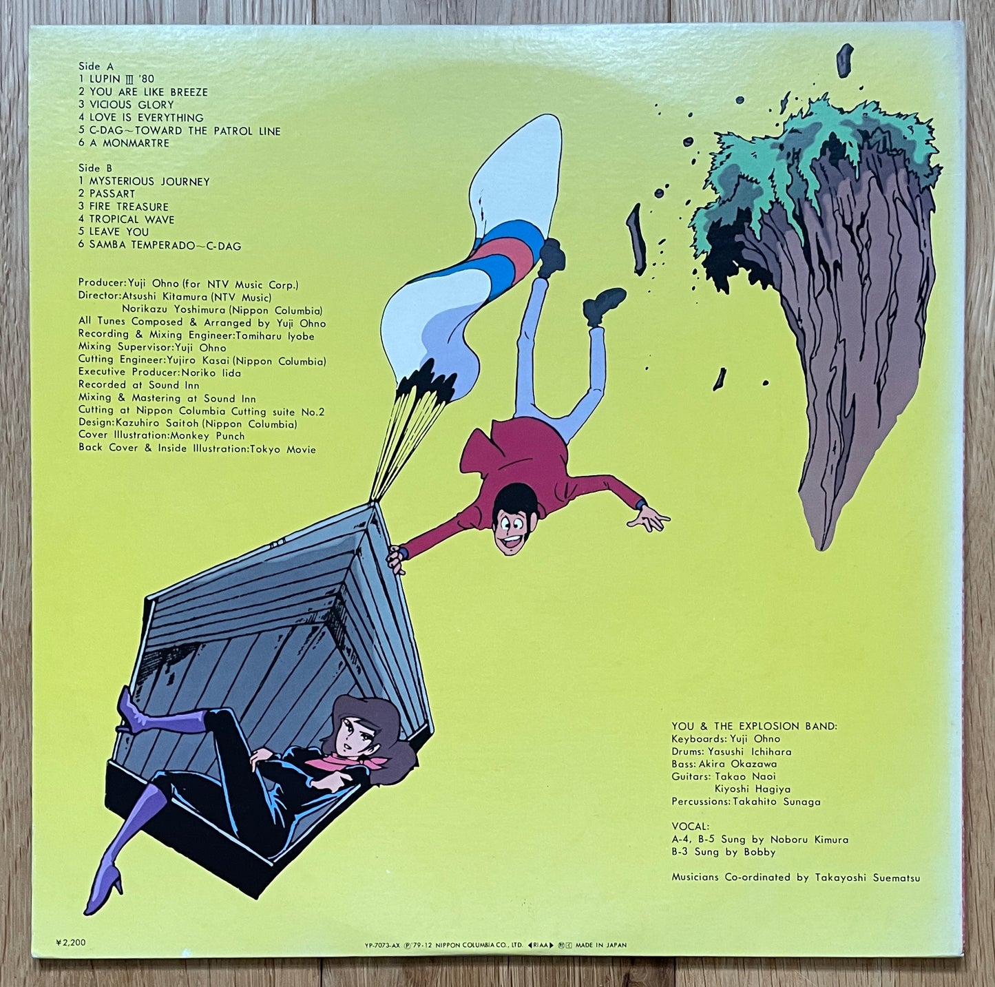 Yuji Ohno (You & The Explosion Band) “Lupin The 3rd” OST (1979)