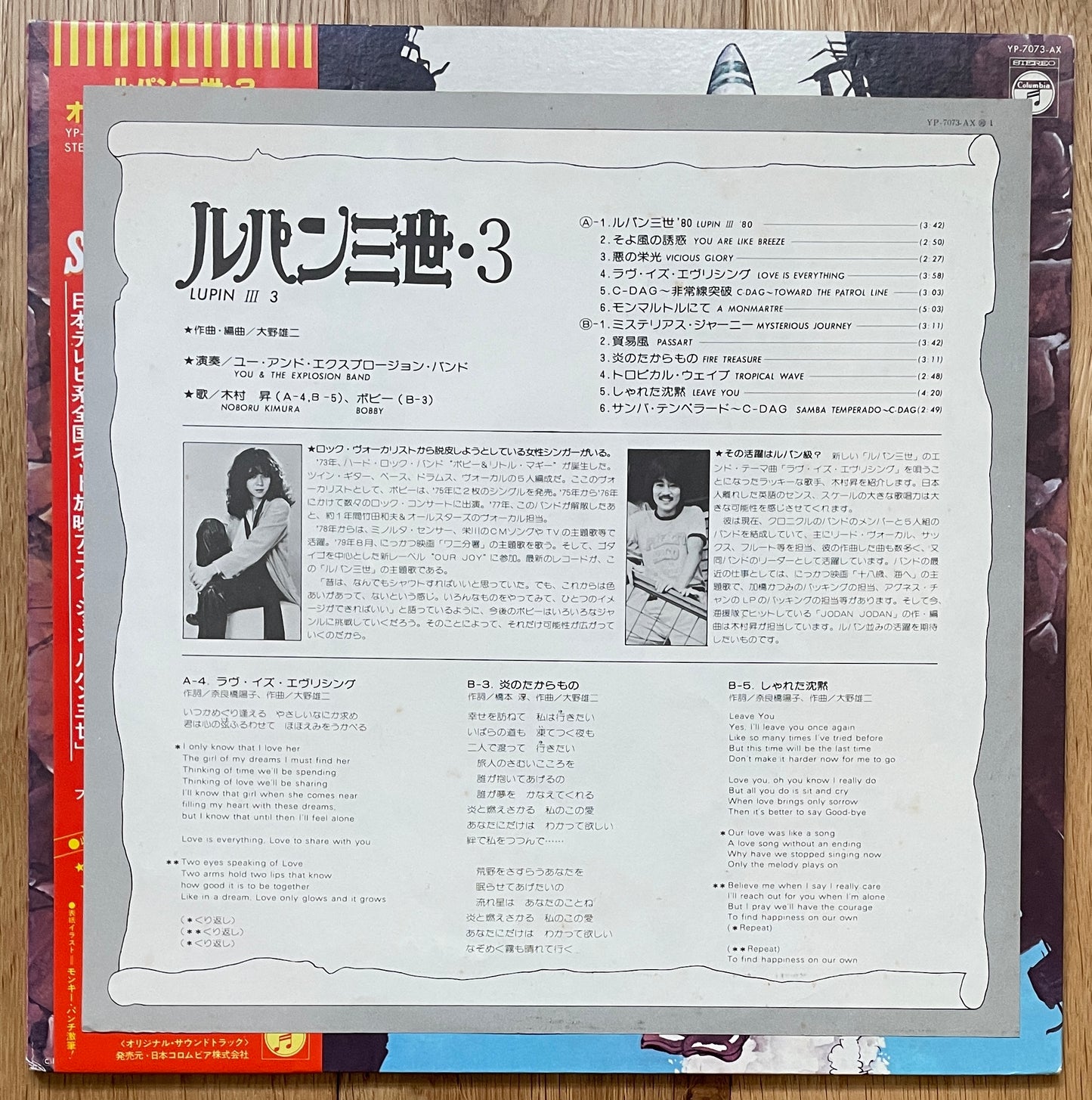 Yuji Ohno (You & The Explosion Band) “Lupin The 3rd” OST (1979)