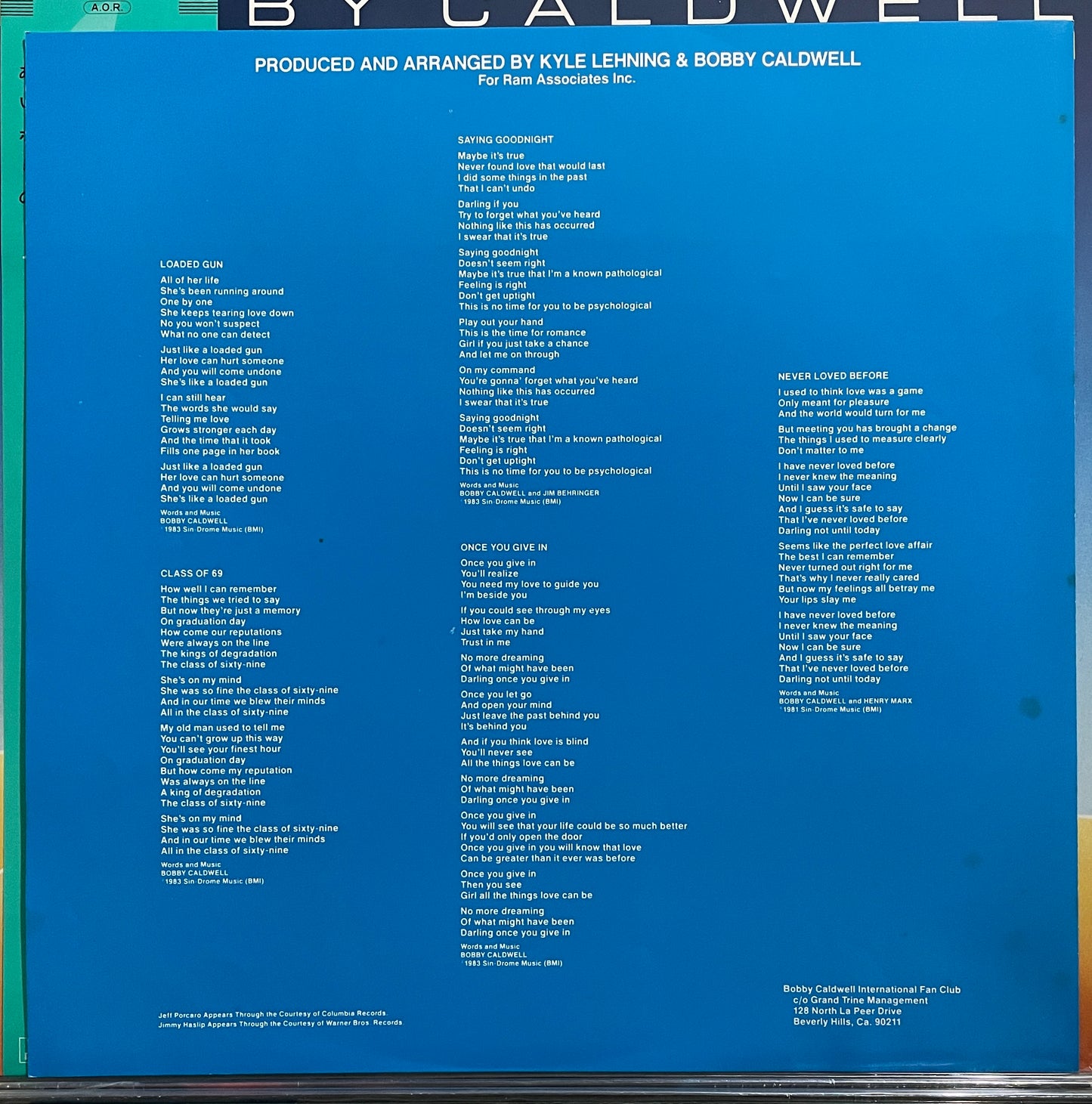 Bobby Caldwell “August Moon” (1983)
