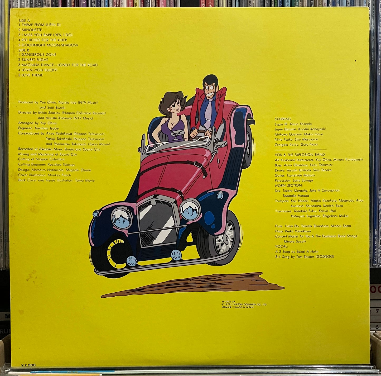 Yuji Ohno (You & The Explosion Band) “Lupin The 3rd” OST (1978)