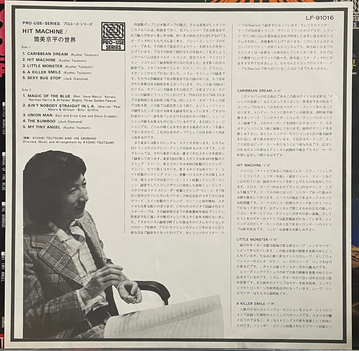 Kyohei Tsutsumi & His 585Band “Hit Machine” (1976)