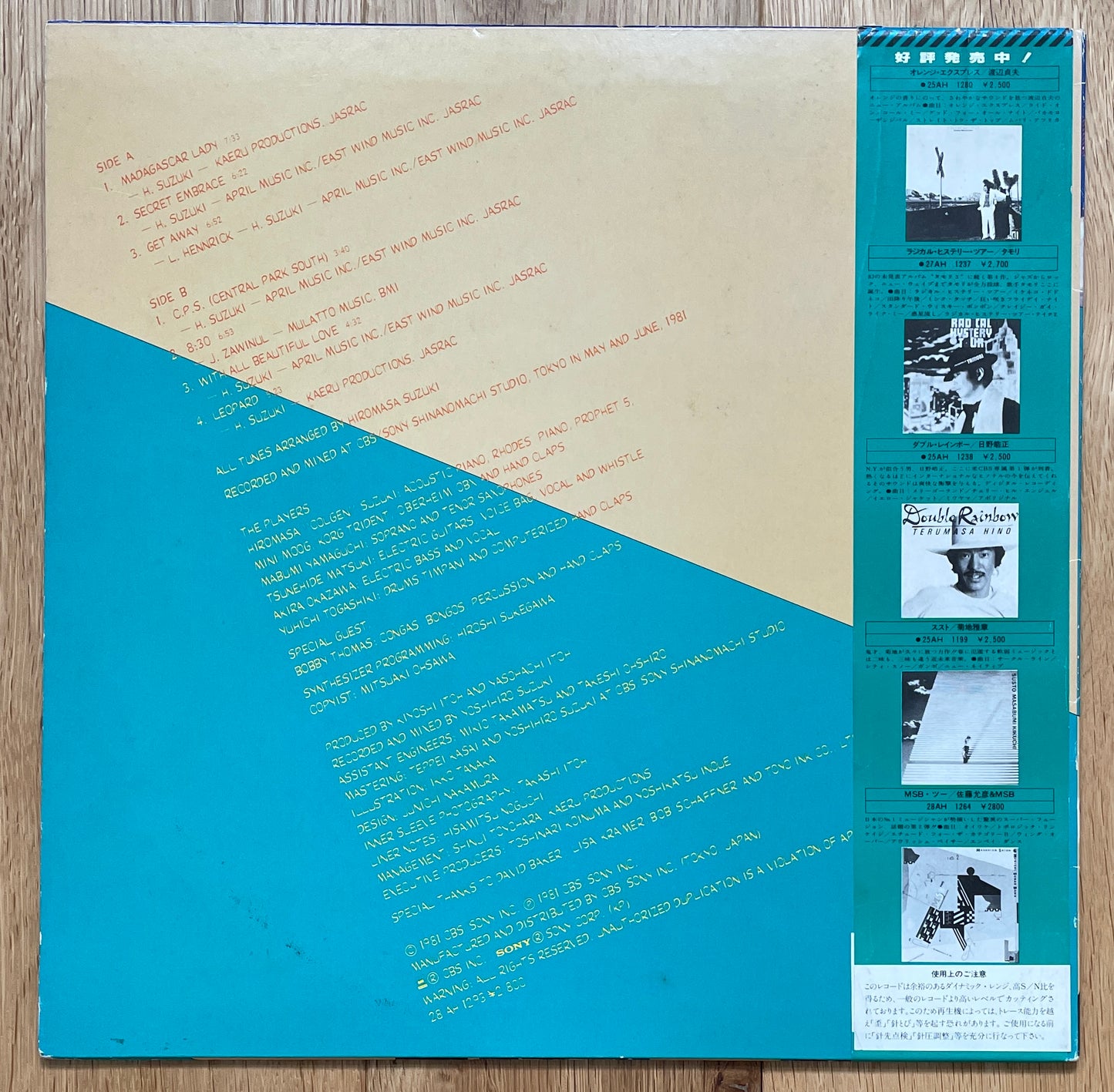 The players “Madagascar Lady” (1981)
