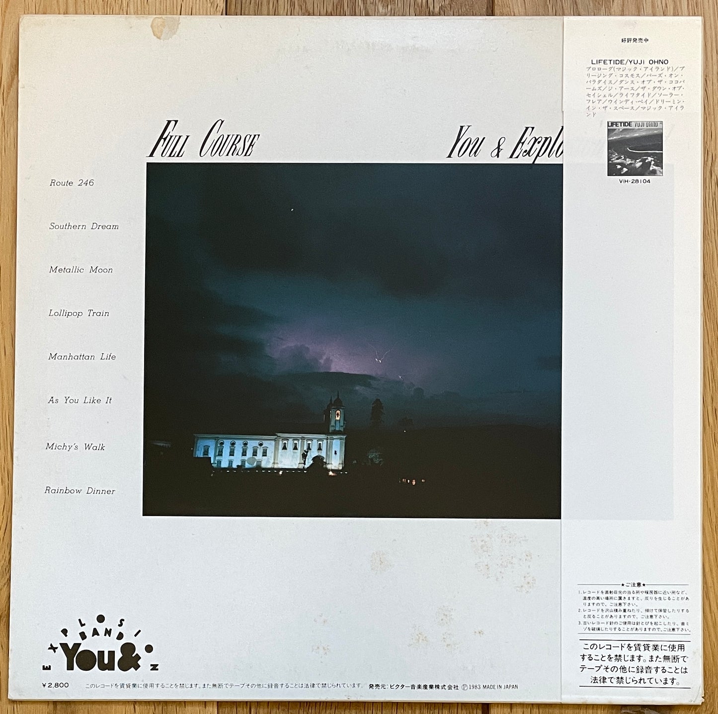 Yuji Ohno (You & The Explosion Band) “Full Course” (1983)