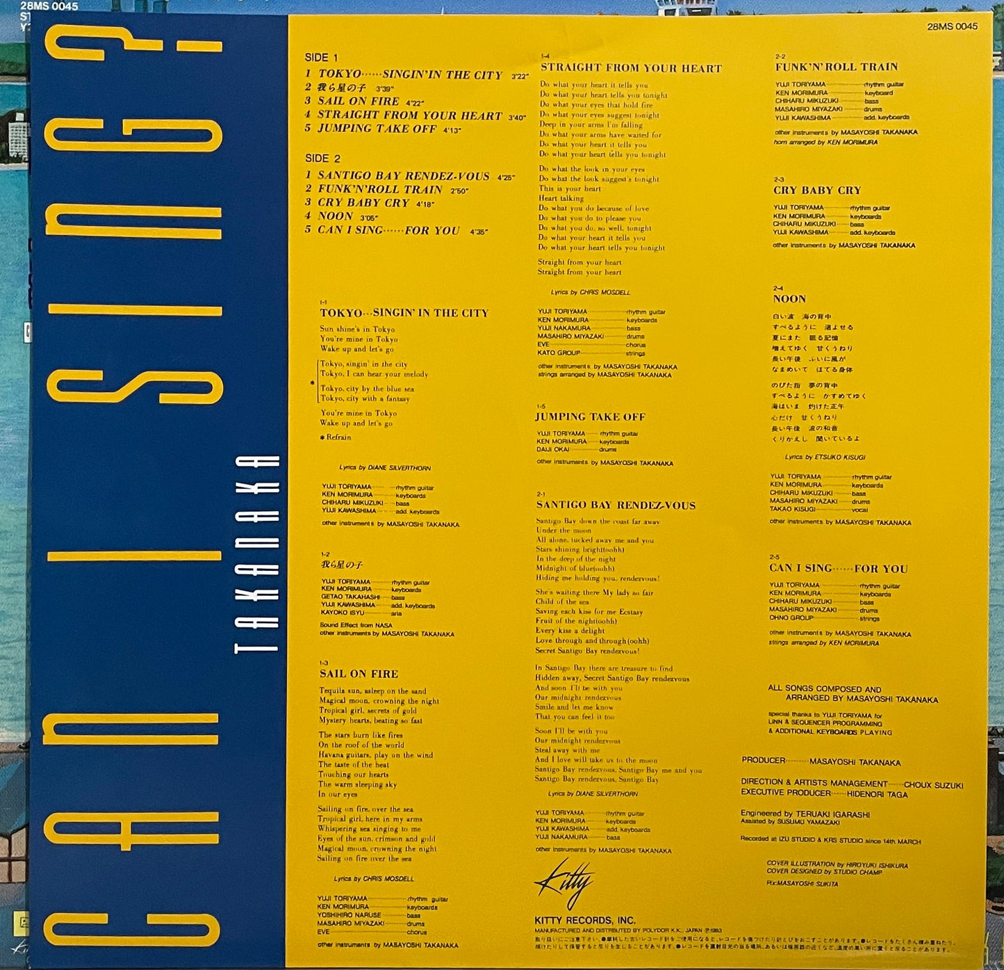 Masayoshi Takanaka “Can I Sing” (1983)