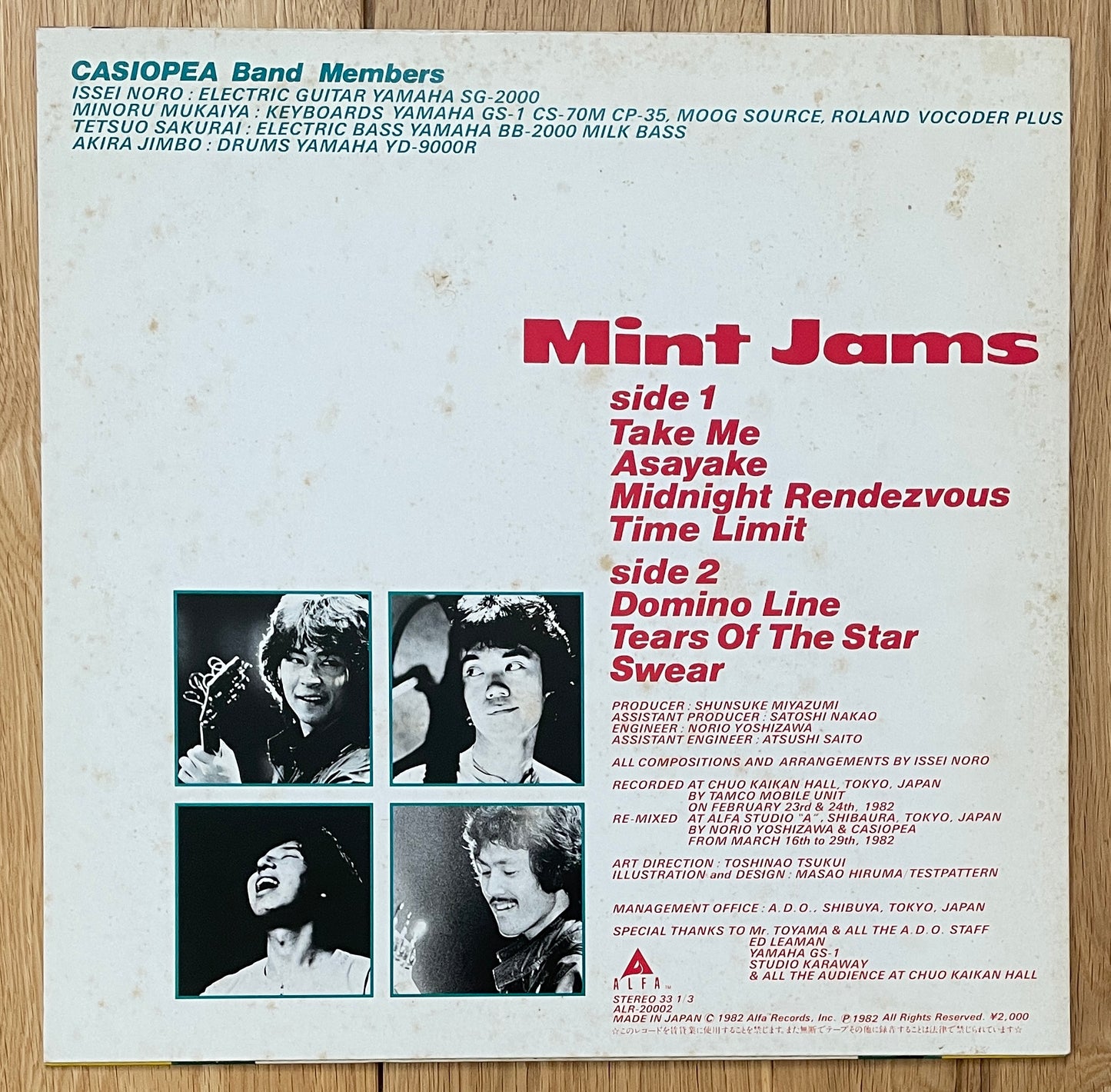 Casiopea “Mint Jams” (1982) 1st Press