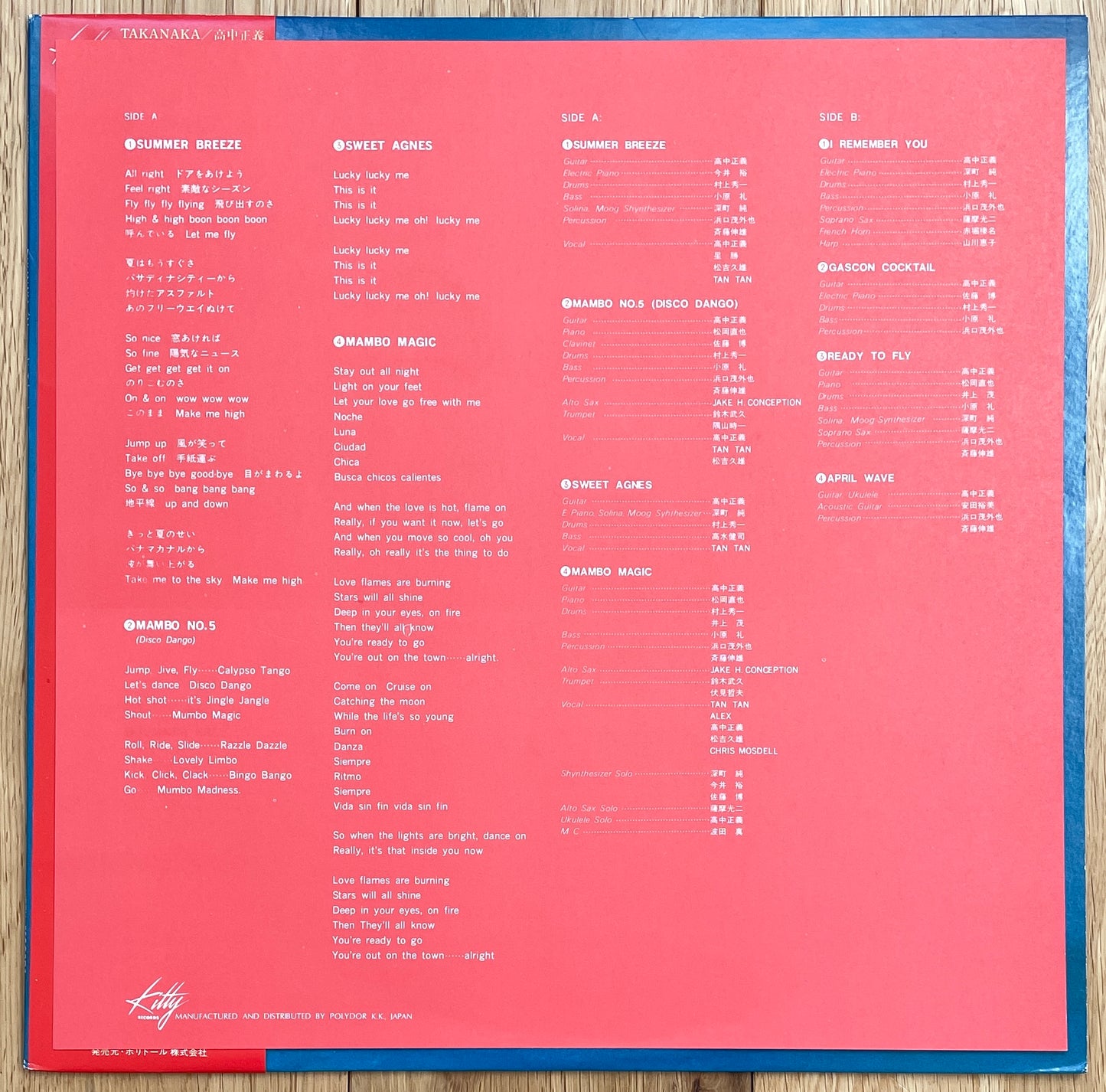 Masayoshi Takanaka “Takanaka” (1977)
