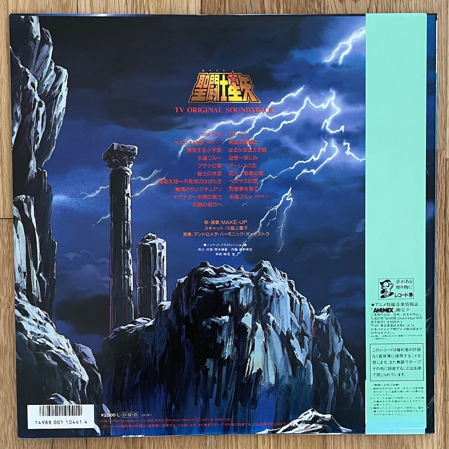 Seiji Yokoyama "Saint Seiya TV Original Soundtrack 音楽集Ⅲ" (1987)