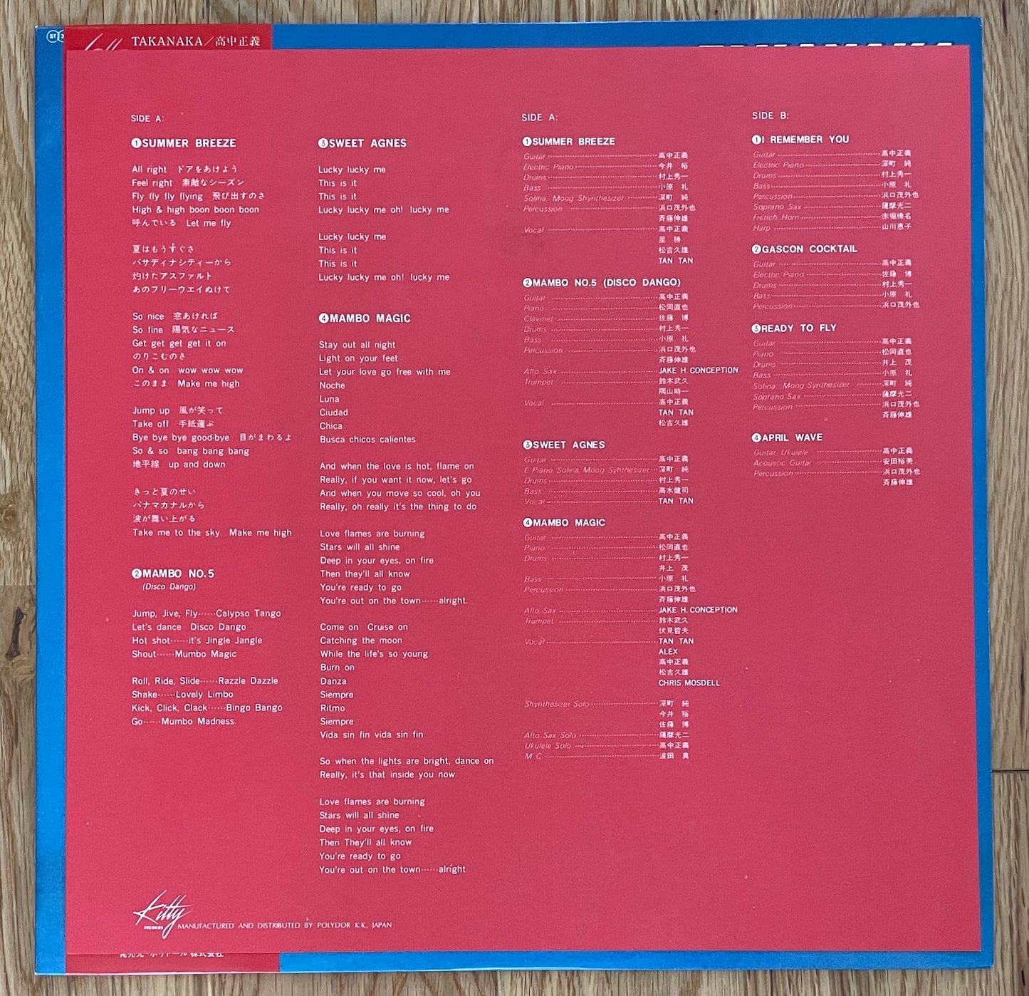 Masayoshi Takanaka “Takanaka” (1977)