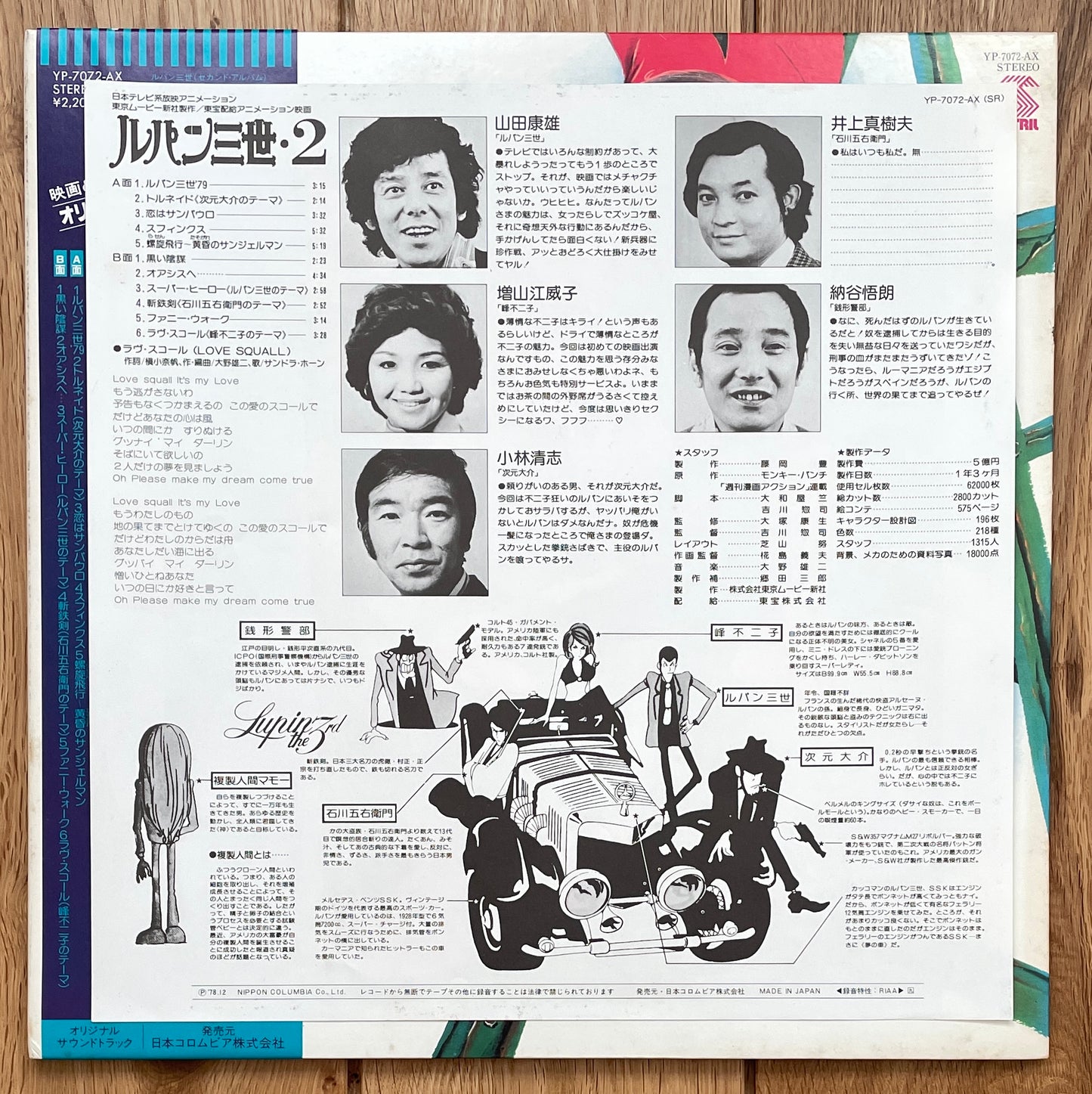 Lupin The 3rd OST 2 (1978)