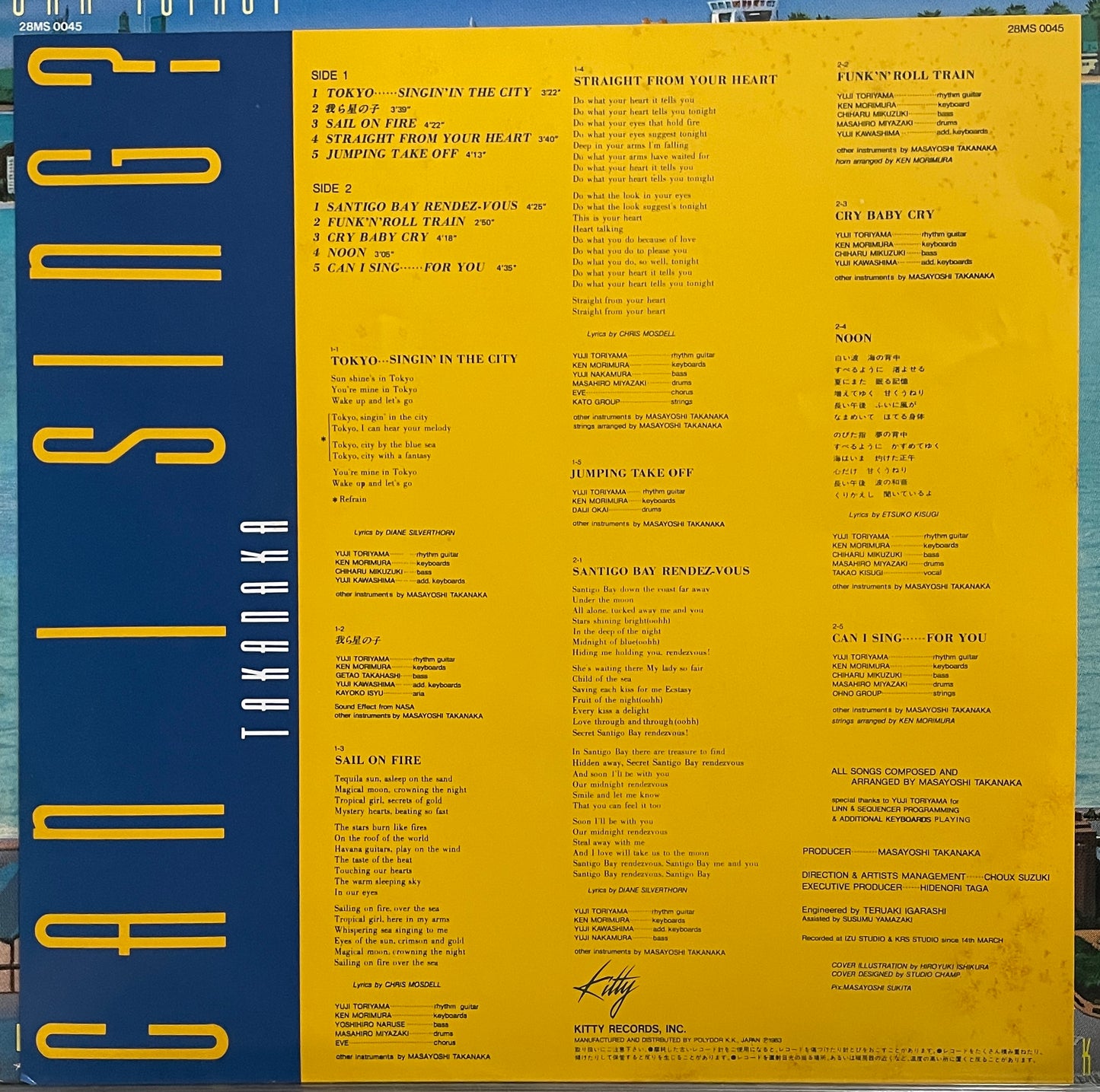 Masayoshi Takanaka “Can I Sing” (1983)