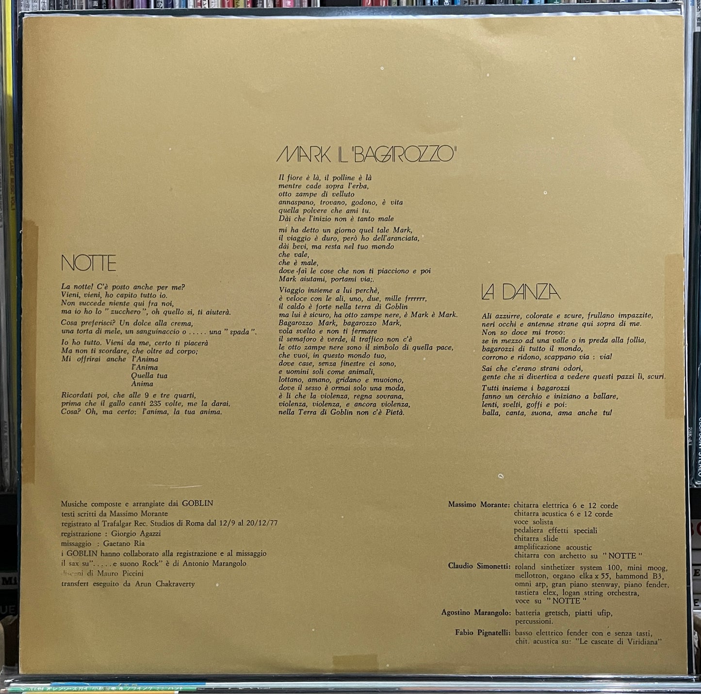 Goblin “Il Fantastico Viaggio Del Bagarozzo Mark (1978)