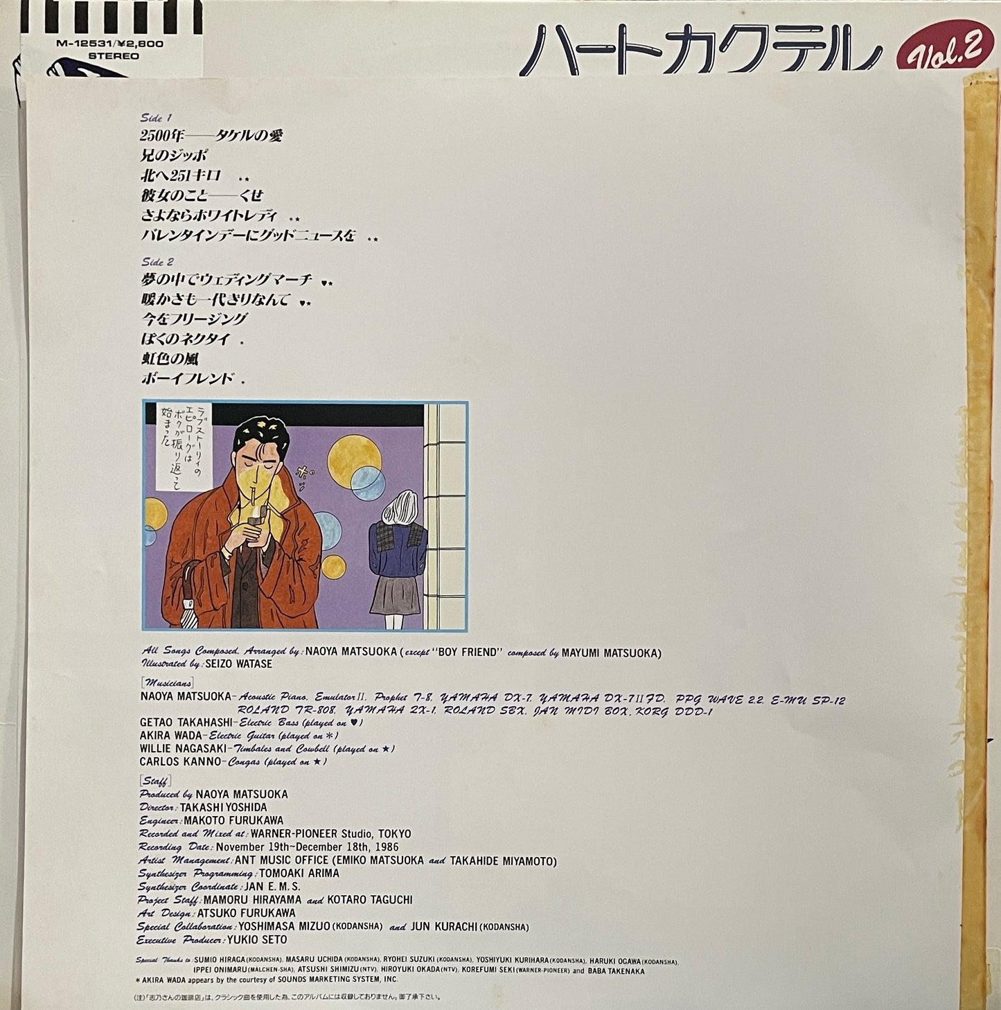 Naoya Matsuoka “ハートカクテル Vol.2” (1987)