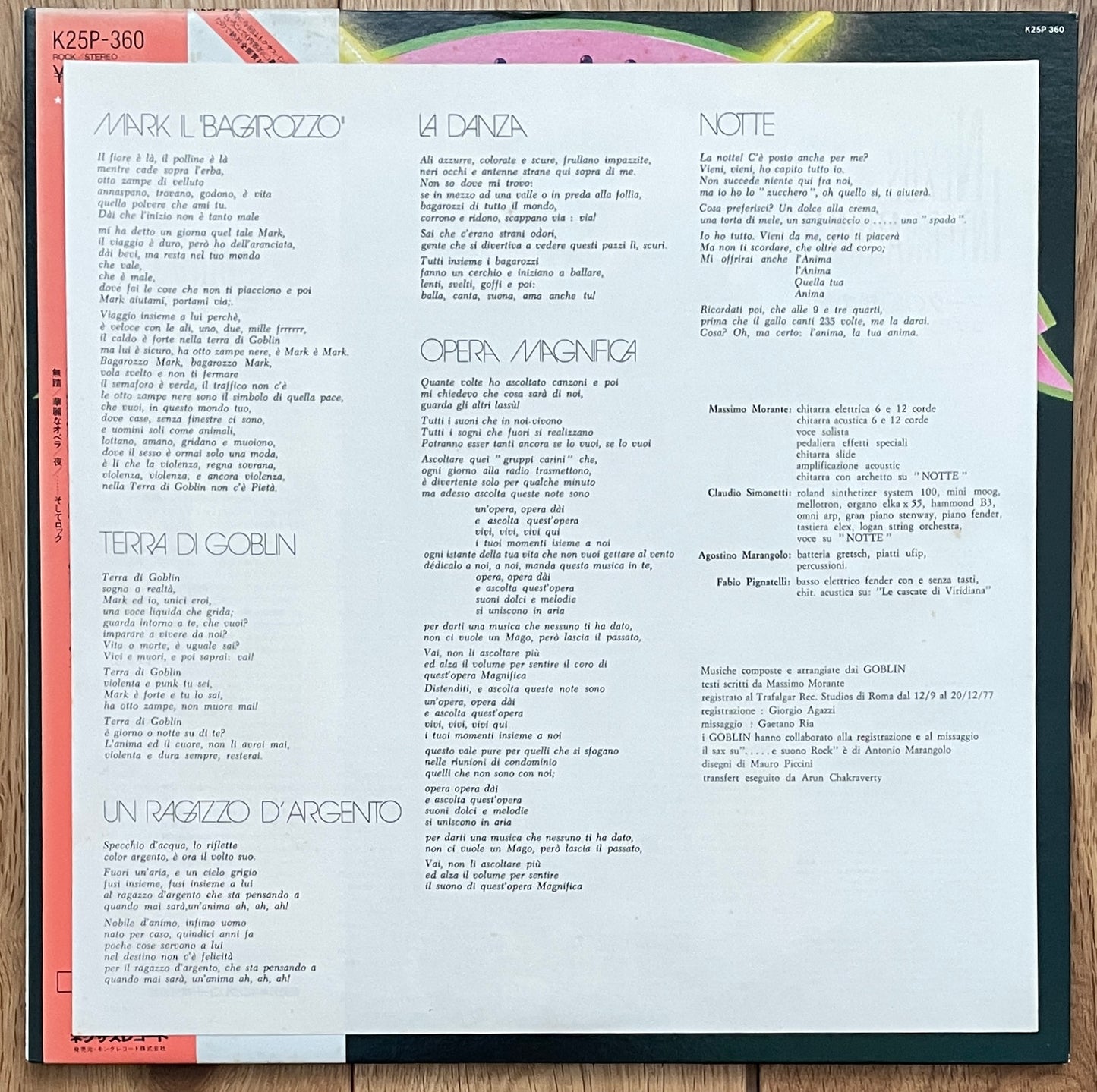 Goblin “Il Fantastico Viaggio Del Bagarozzo Mark (1983)