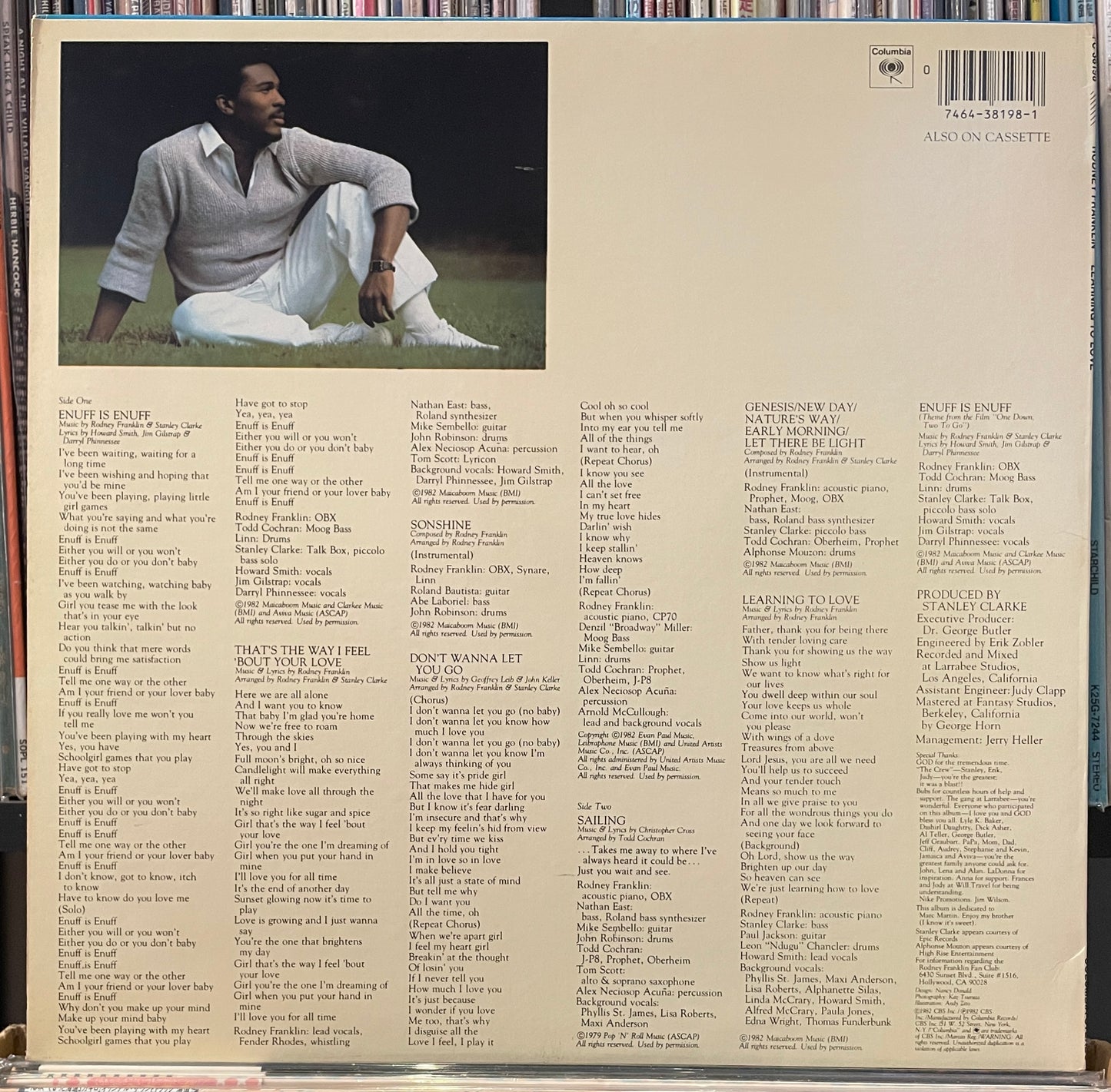 Rodney Franklin “Learning To Love” (1982)