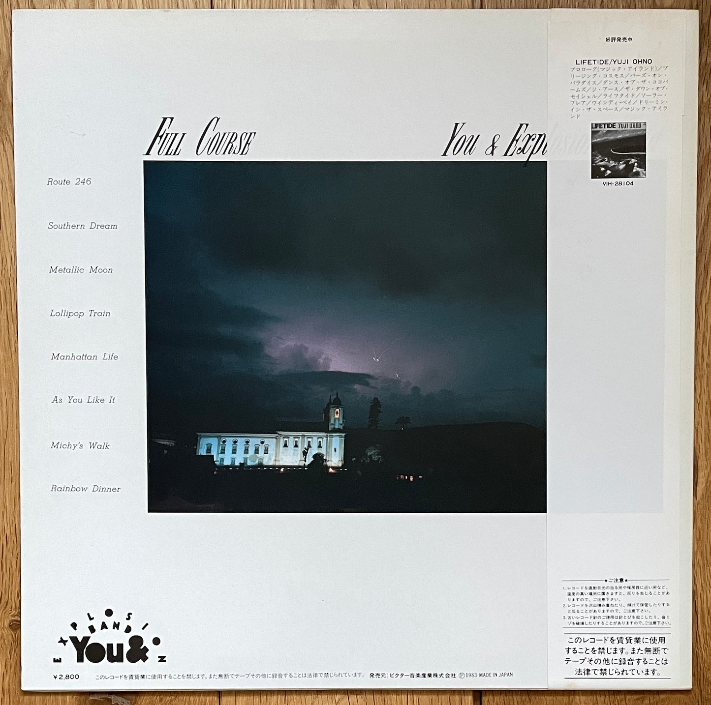 Yuji Ohno (You & The Explosion Band) “Full Course” (1983)