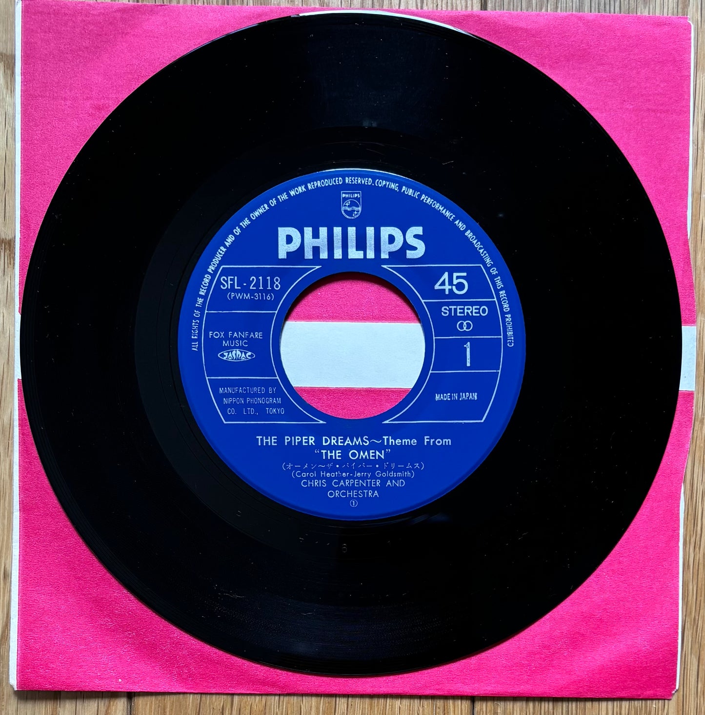 Chris Carpenter and Orchestra / The Ray Davies Orchestra “The Omen / The Exorcist” (1976)