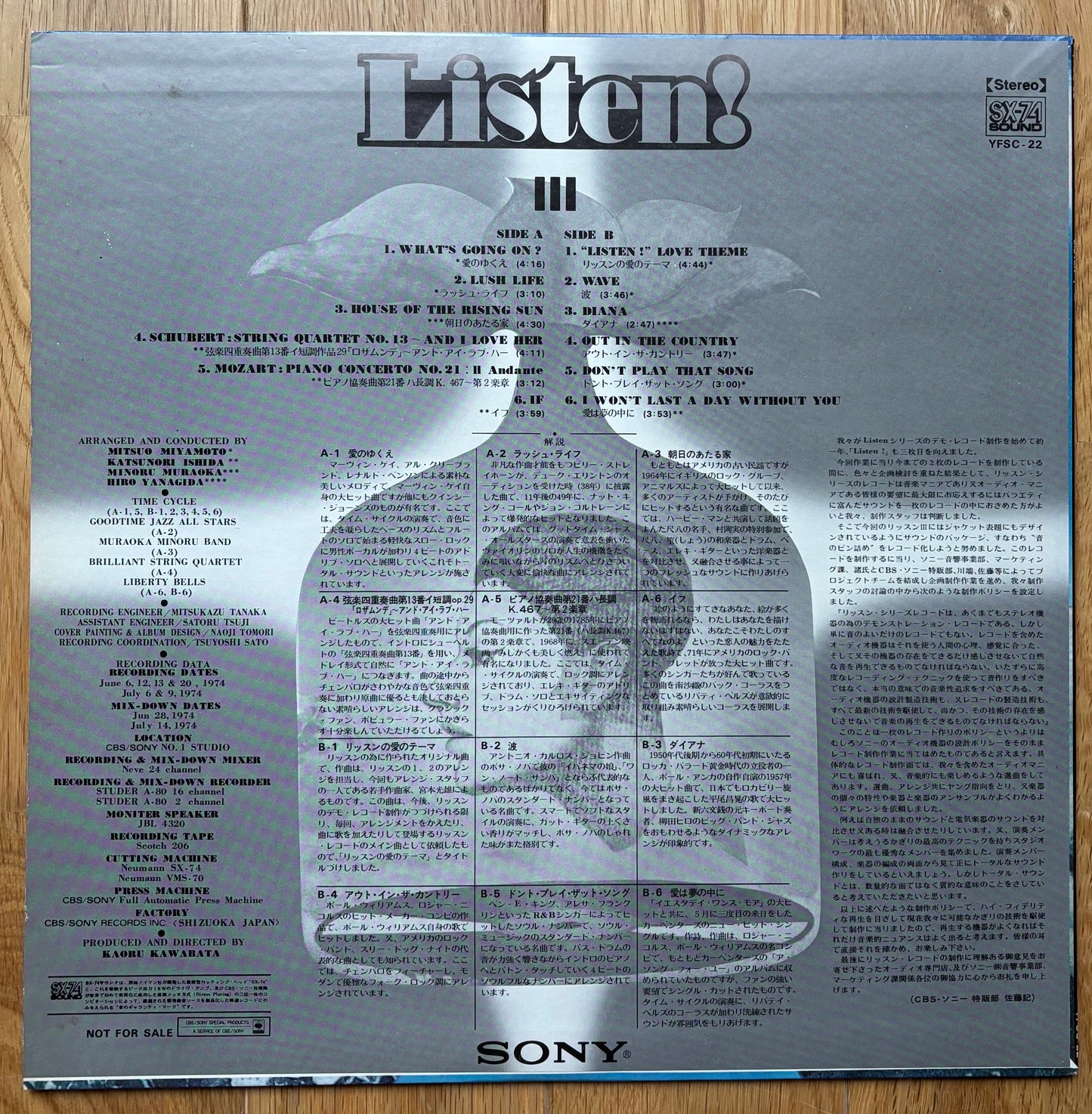 Sony Listen! III (1974)