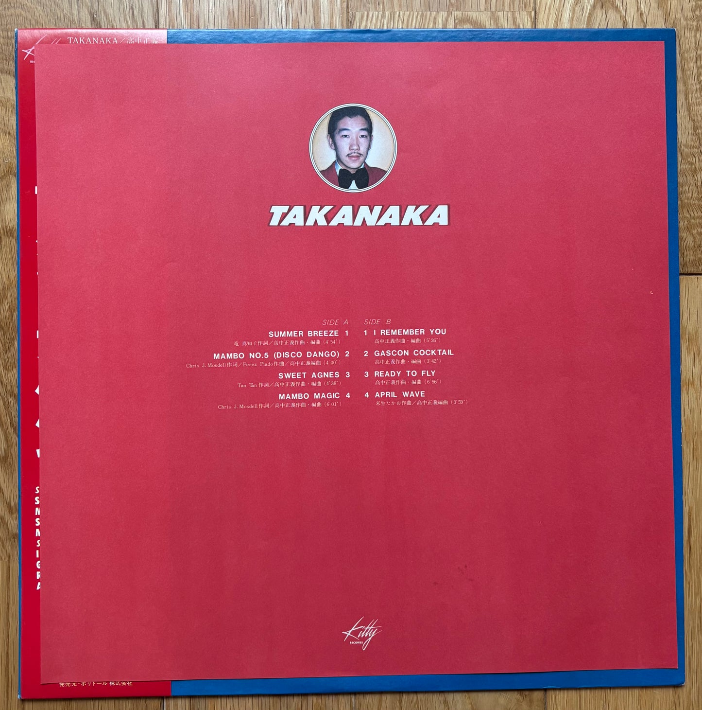 Masayoshi Takanaka “Takanaka” (1977) First Press