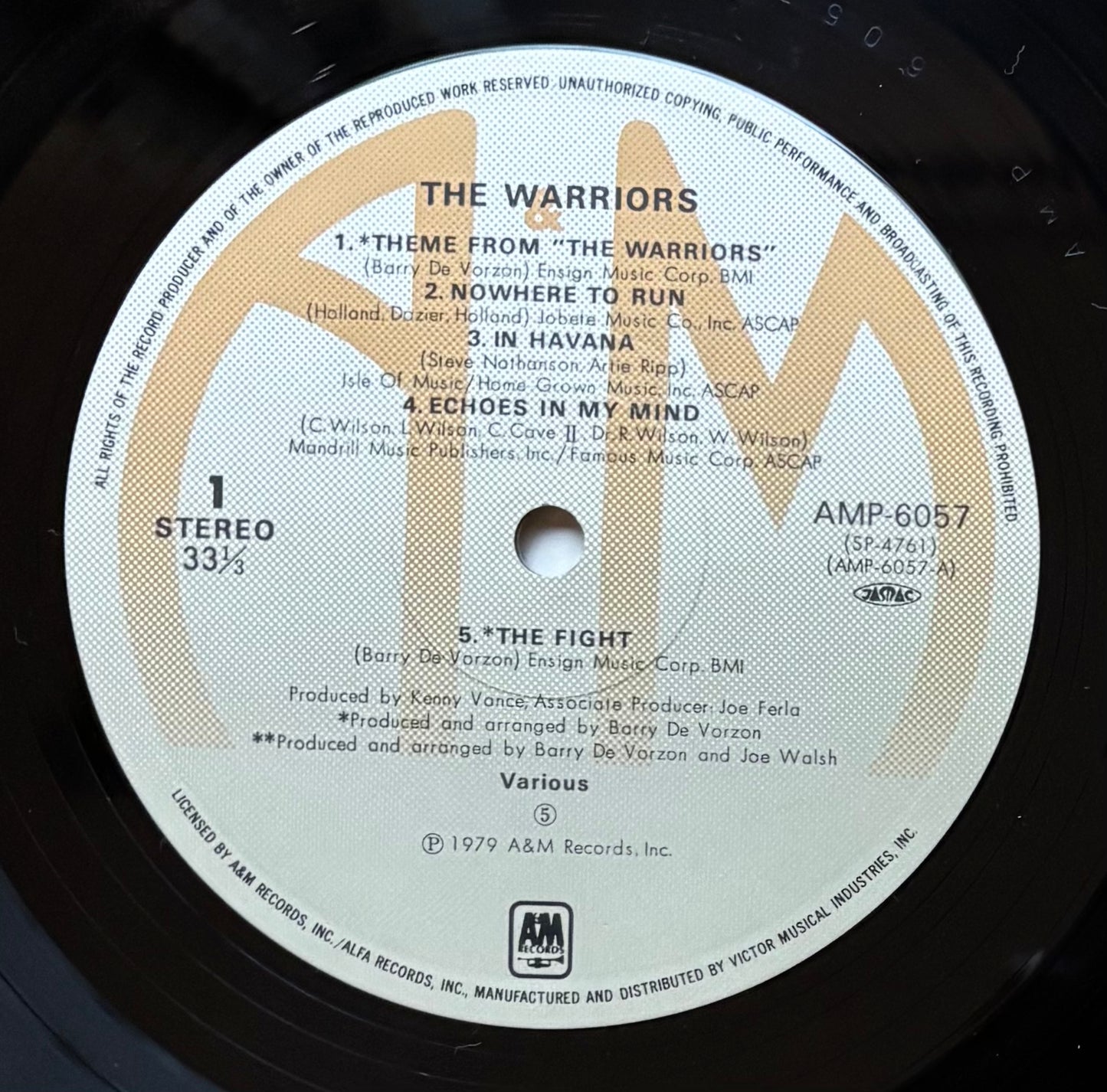 V.A. “The Warriors” (1979) Japanese Press