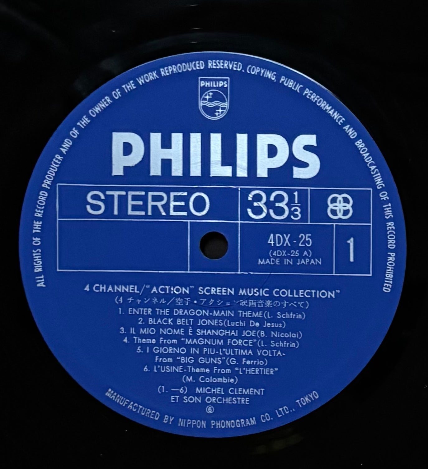Michel Clement Et Son Orchestre “Action Screen Music Collection” (1975)
