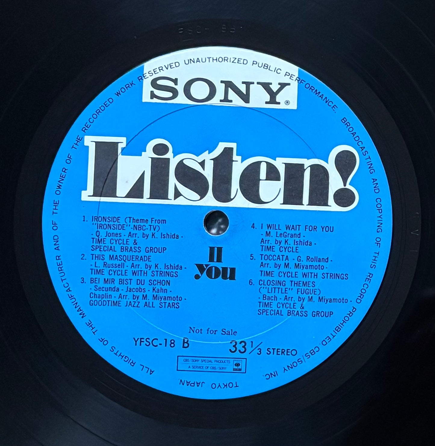 Sony “Listen! II You” (1974)