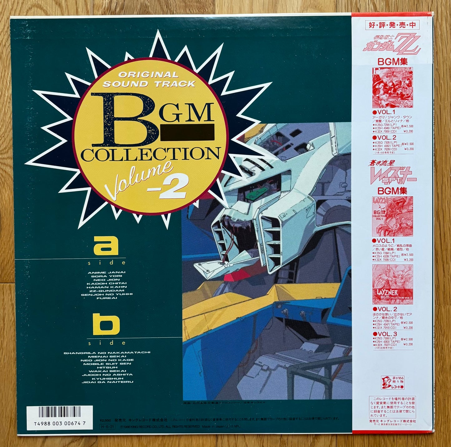 Mobile Suit Gundam ZZ BGM Collection Vol. 2 (1986)