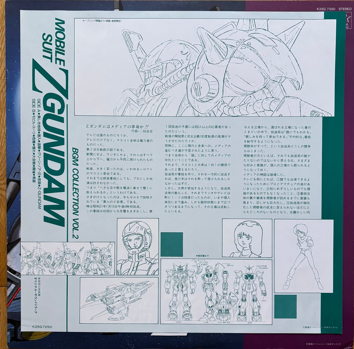 Mobile Suit Z Gundam BGM Collection Vol. 2 (1985)