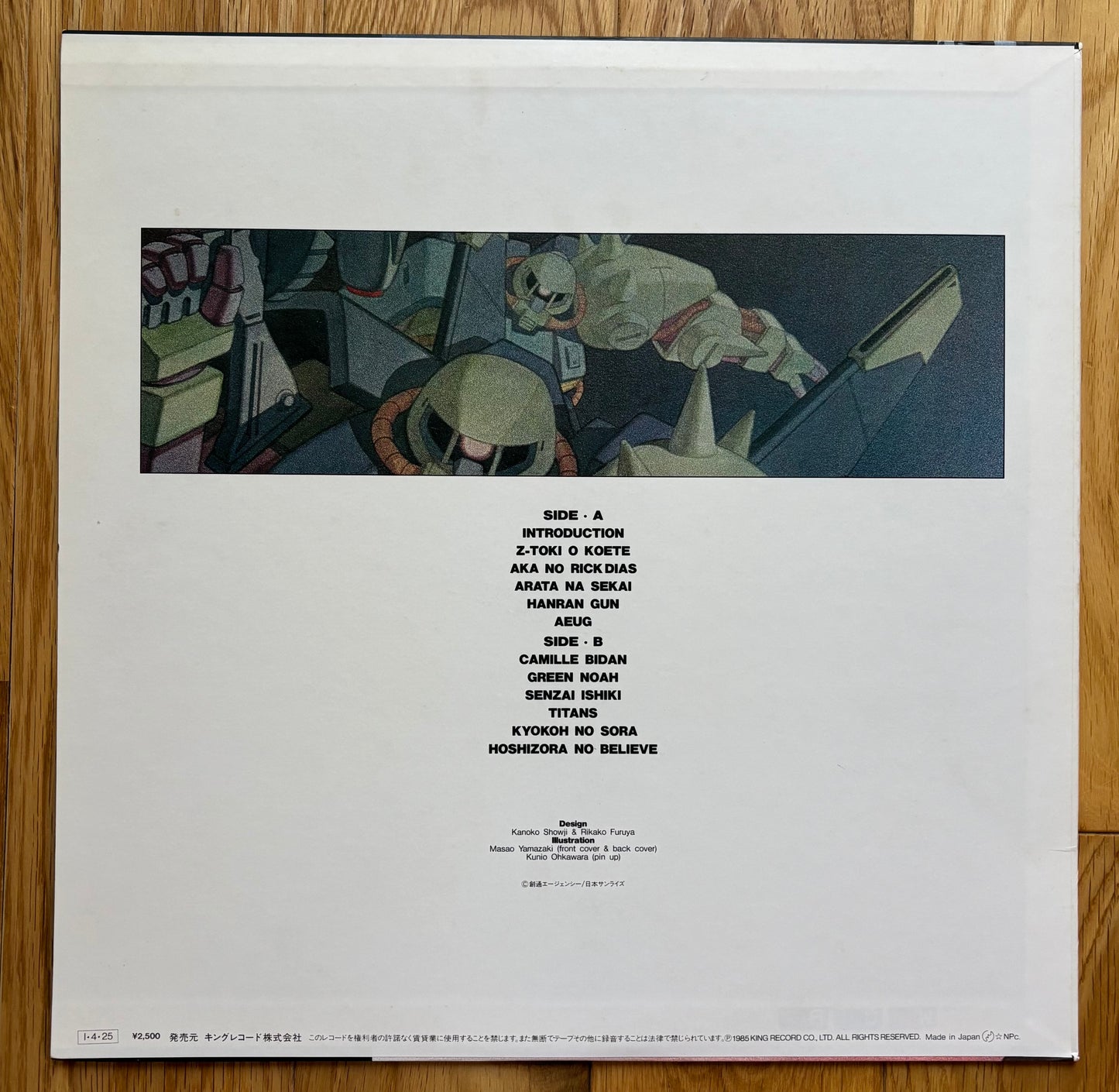 Mobile Suit Z Gundam BGM Collection Vol. 1 (1985)