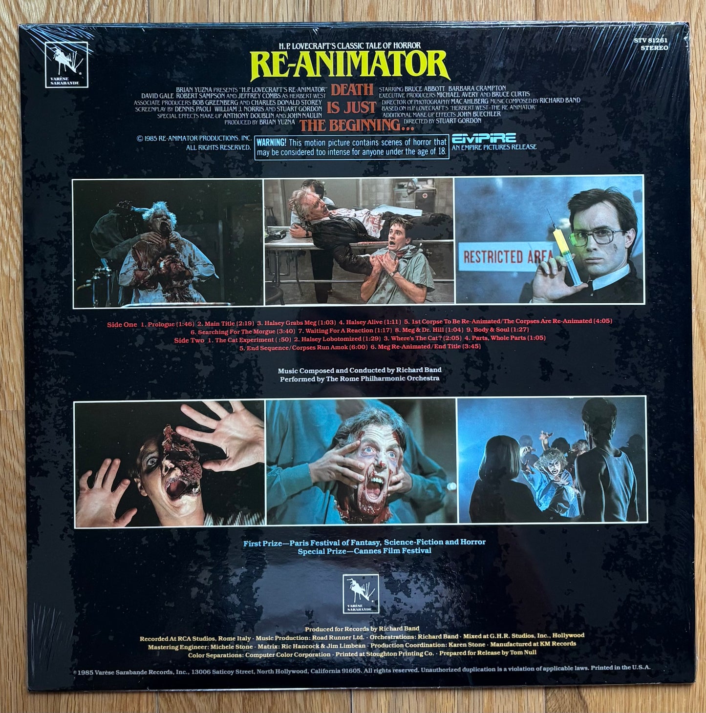 Re-Animator (1985) Original US Press