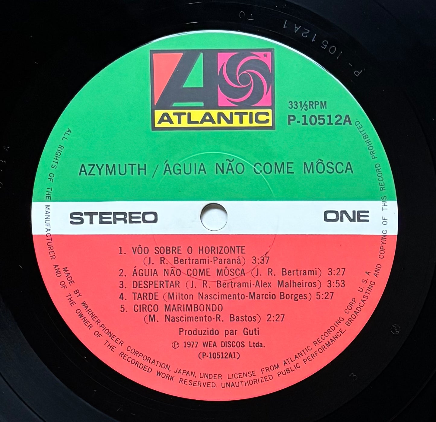 Azymuth "Águia Não Come Mosca" (1977) Japanese Press
