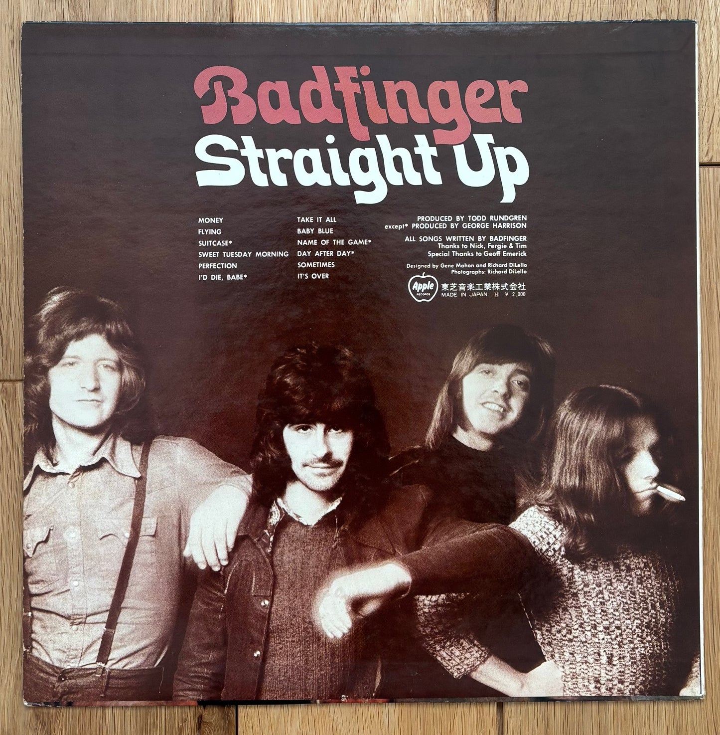 Badfinger "Straight Up" (1971) Japanese Press