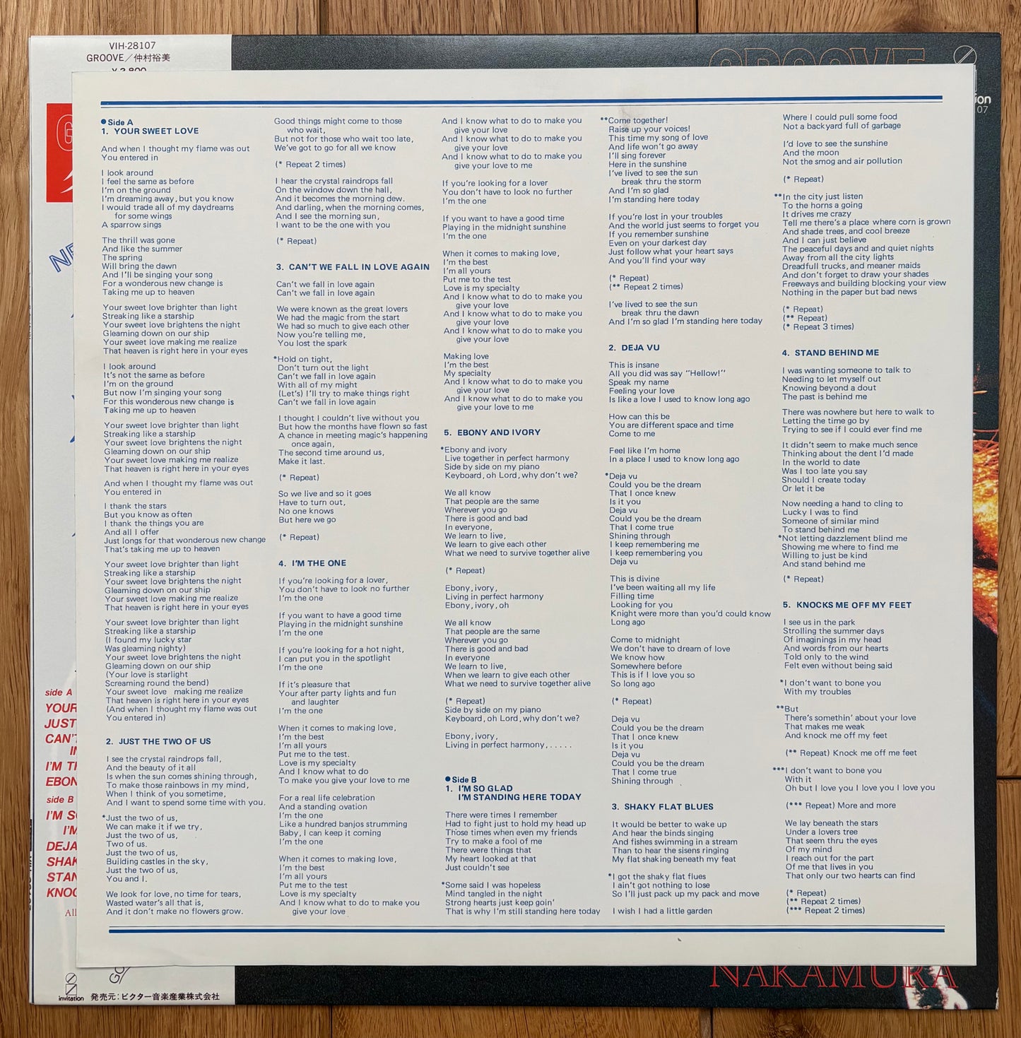 Hiromi Nakamura “Groove” (1982)