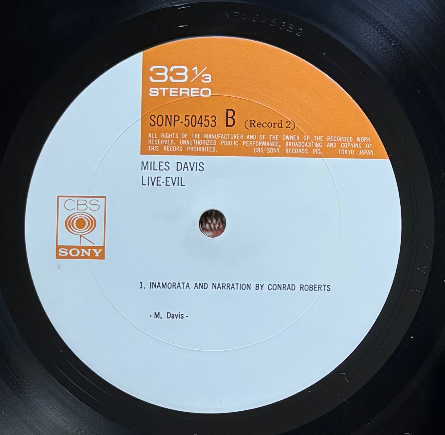 Miles Davis “Live Evil” (1971) First Japanese press