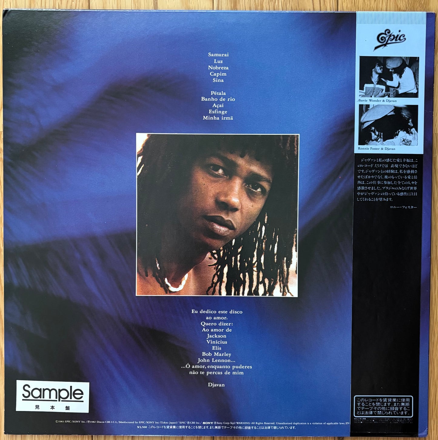 Djavan “Luz” (1982) Japanese Press / Promo