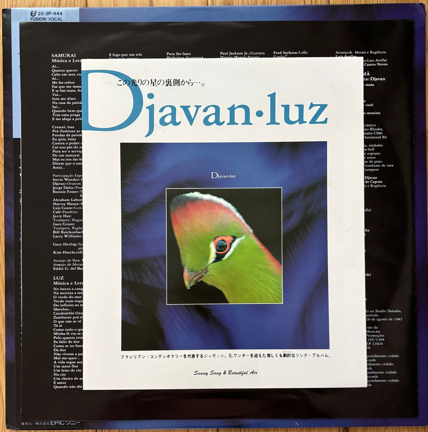 Djavan “Luz” (1982) Japanese Press / Promo