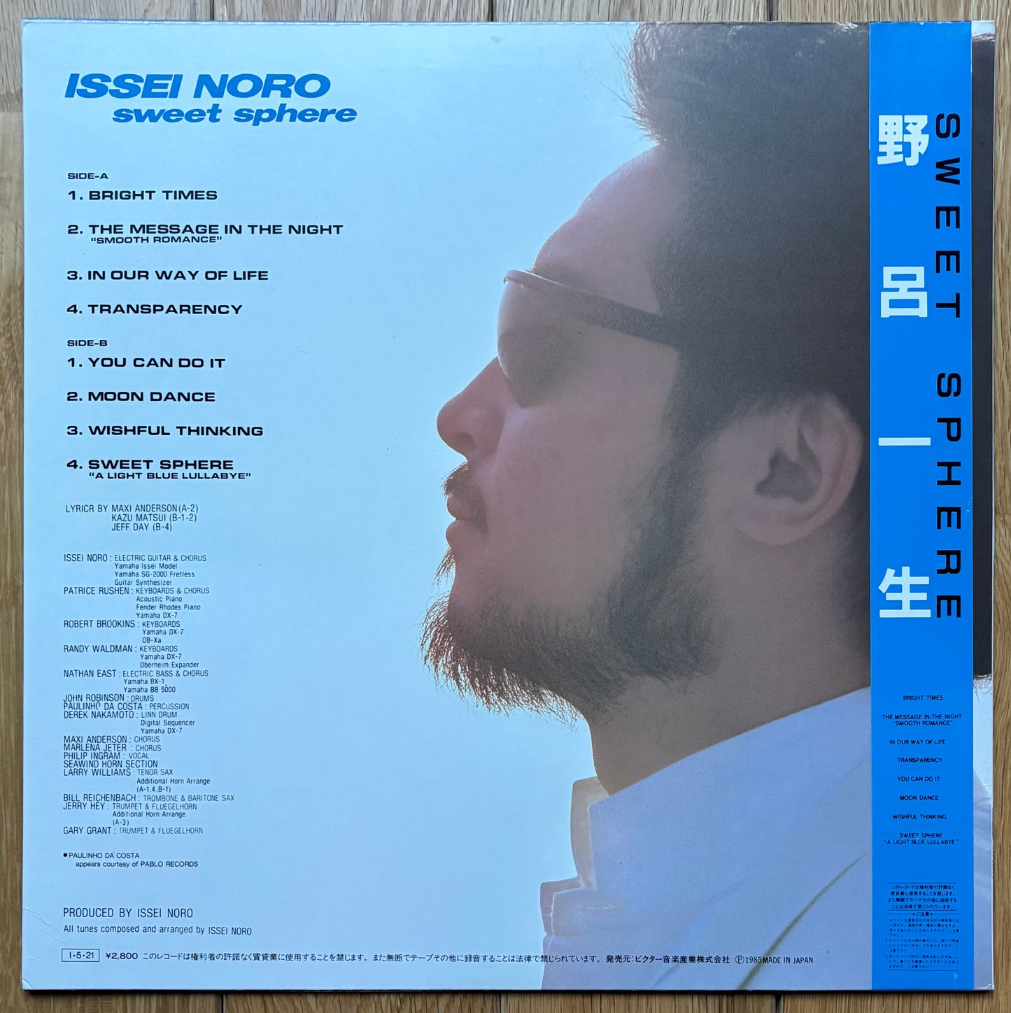 Issei Noro “Sweet Sphere” (1985)