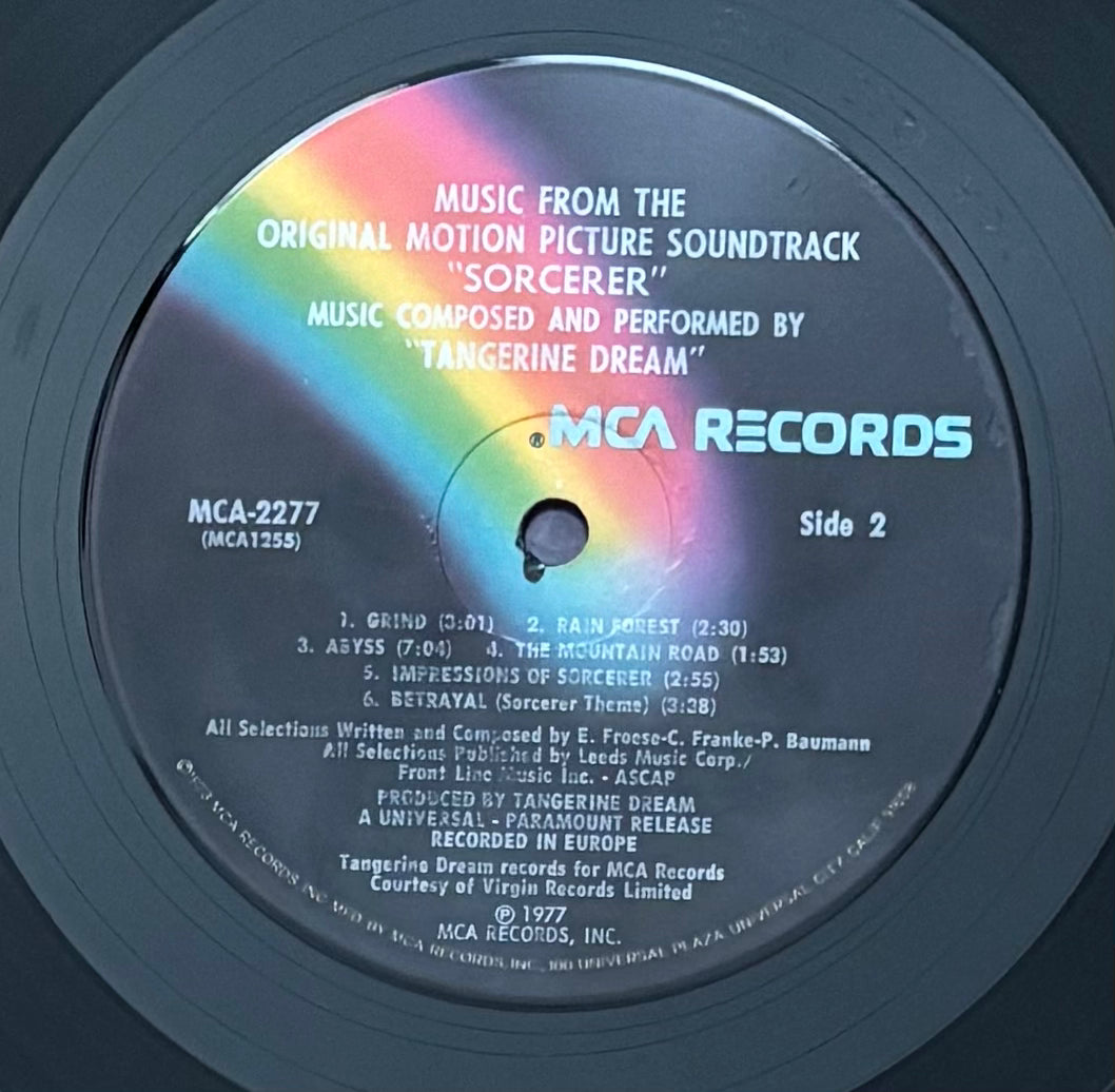 Tangerine Dream “Sorcerer” (1977) US Press