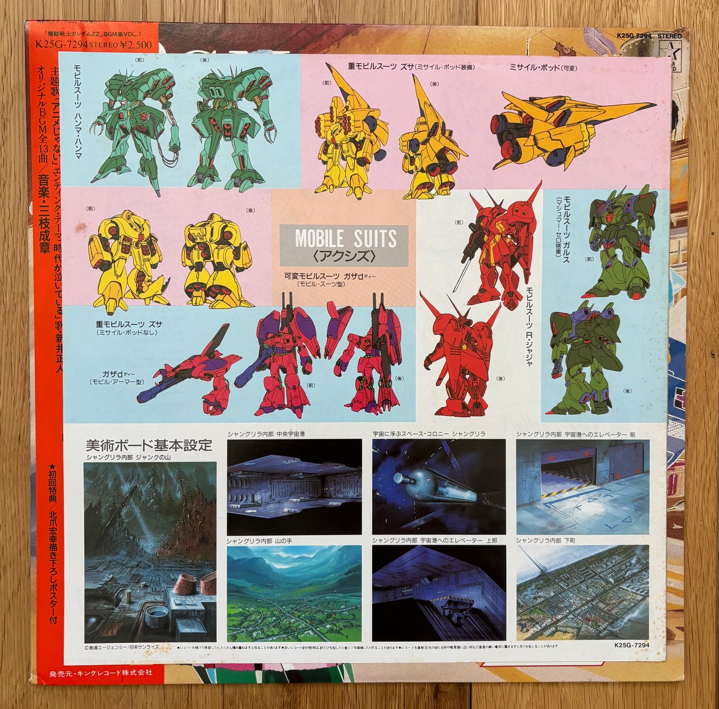 Mobile Suit Gundam ZZ BGM Collection Vol. 1 (1986)