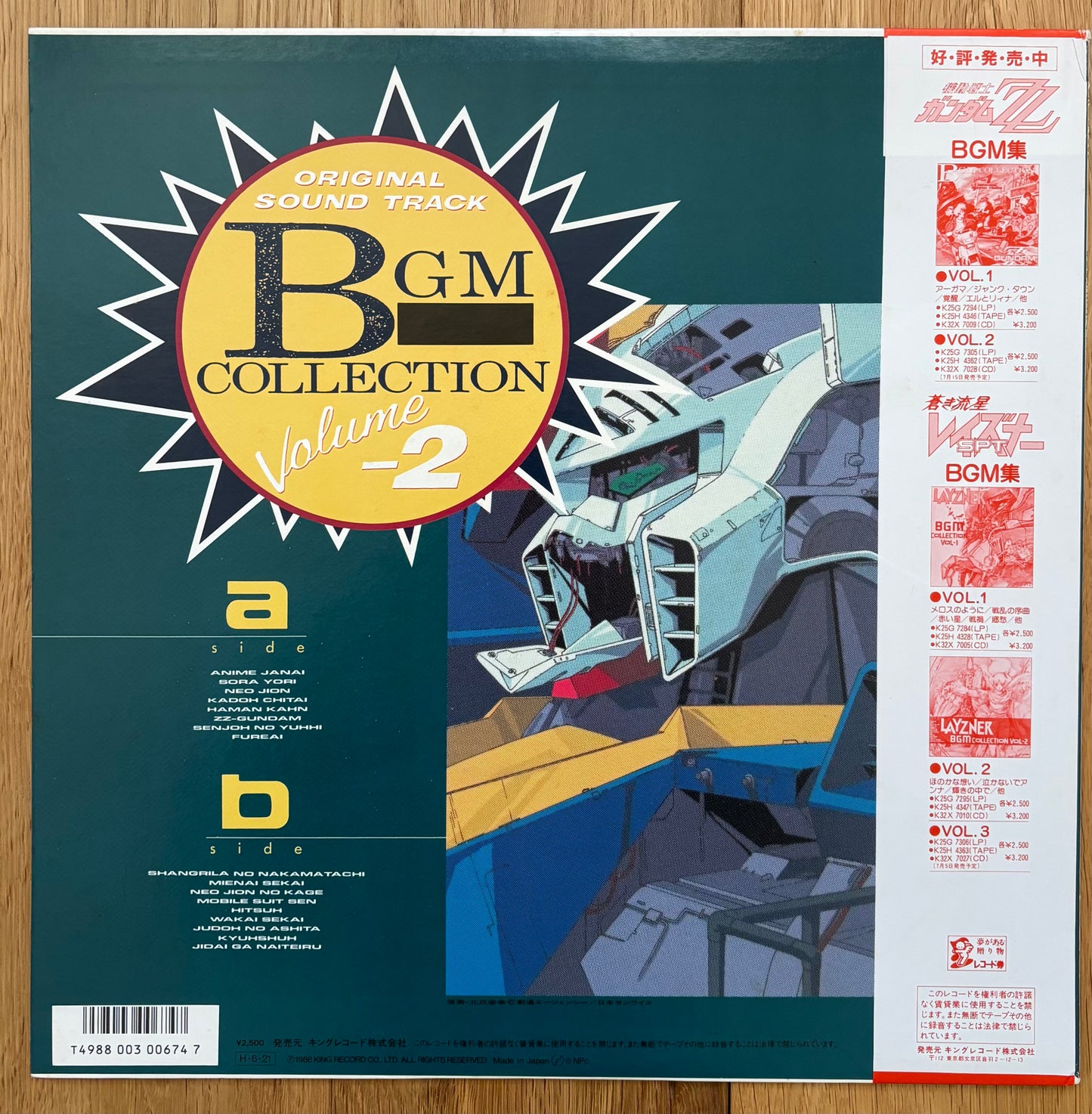 Mobile Suit Gundam ZZ BGM Collection Vol. 2 (1986)