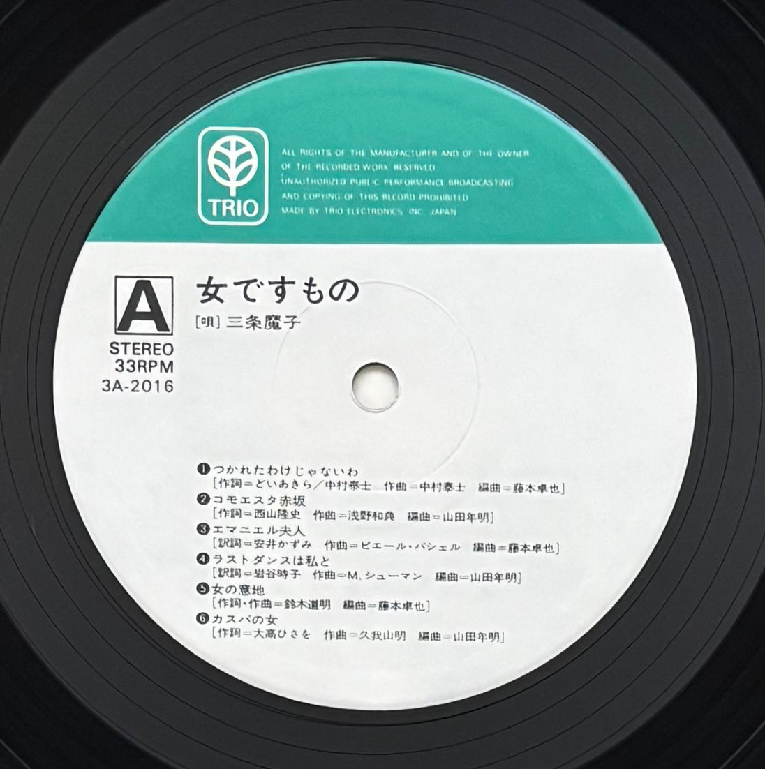 Mako Sanjyo “Onna Desu Mono” (1975)