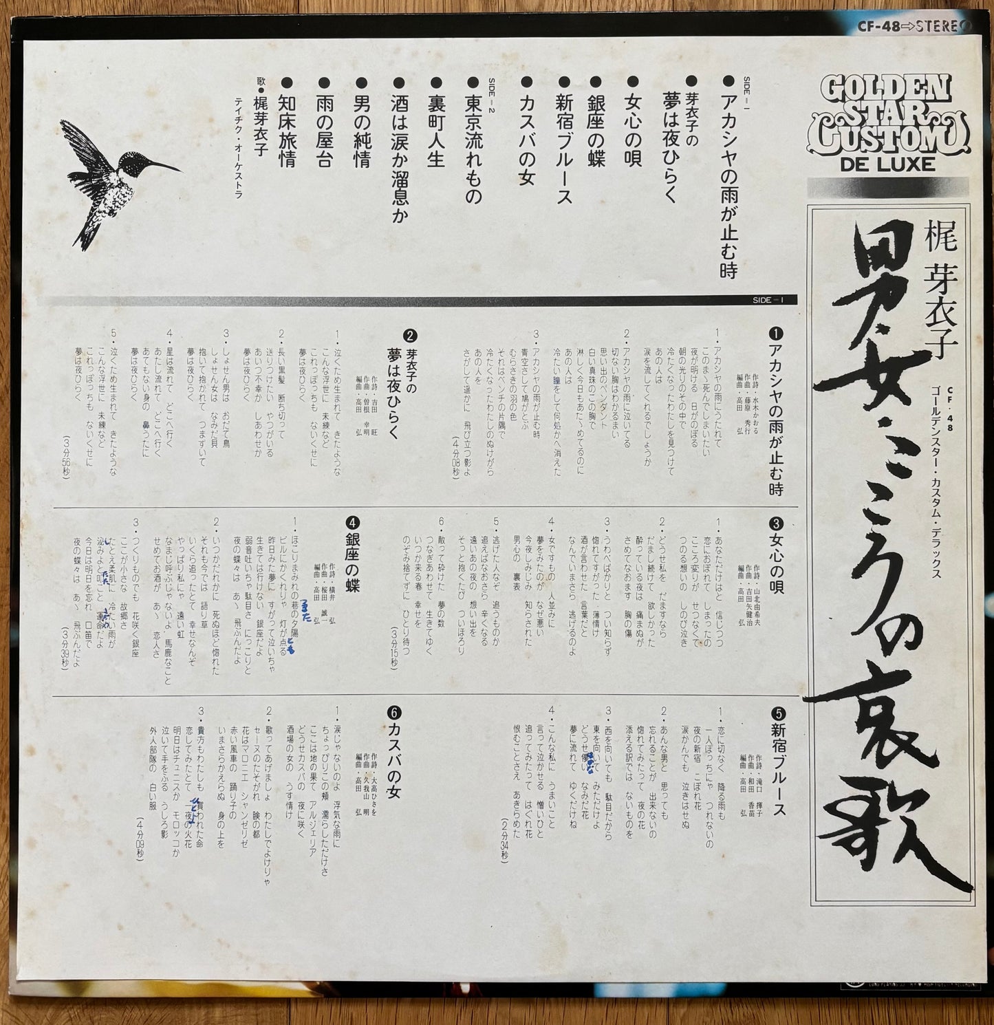 Meiko Kaji “Otoko Onna - Kokoro No Aika” (1974)