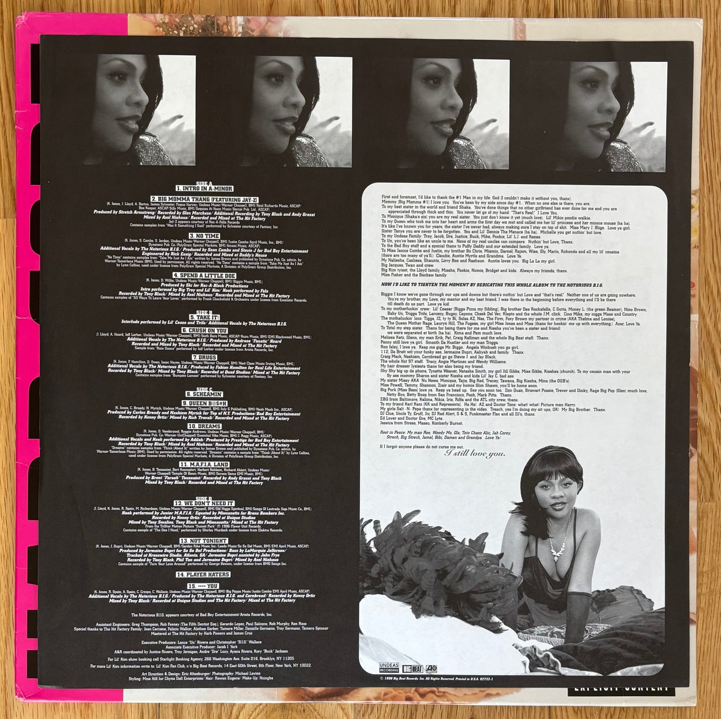 Lil' Kim "Hard Core" (1996) First Press / Double LP