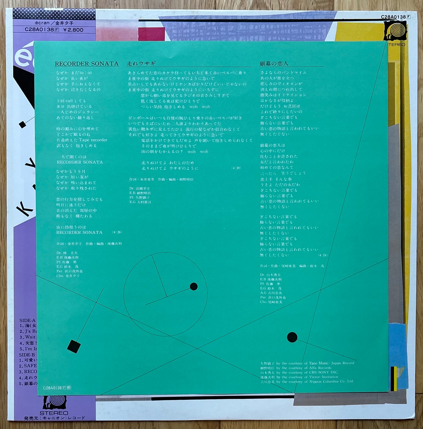 Yuko Kanai “Écran” (1981)