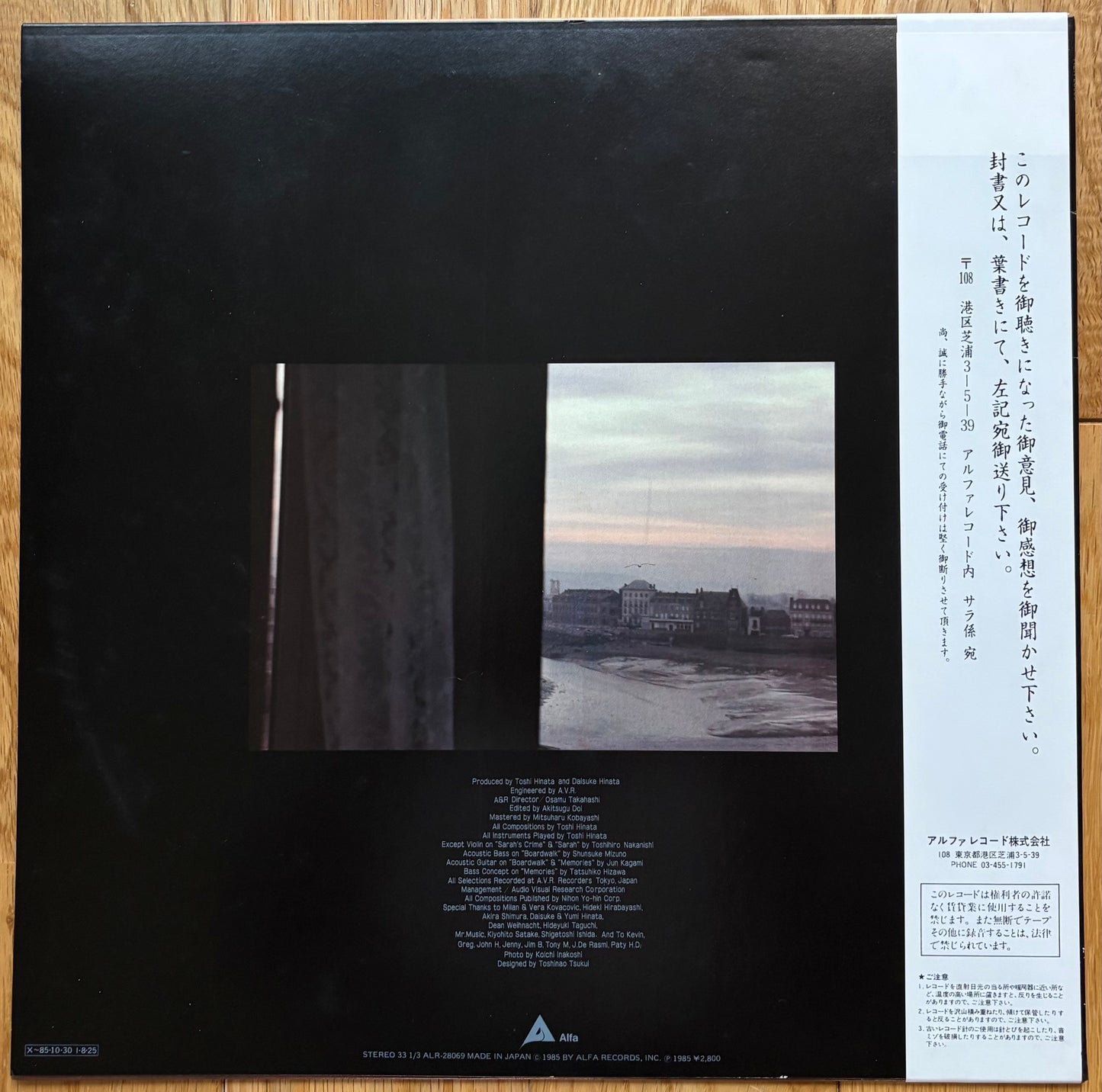 Toshi (Toshifumi Hinata) “Sarah’s Crime” (1985)