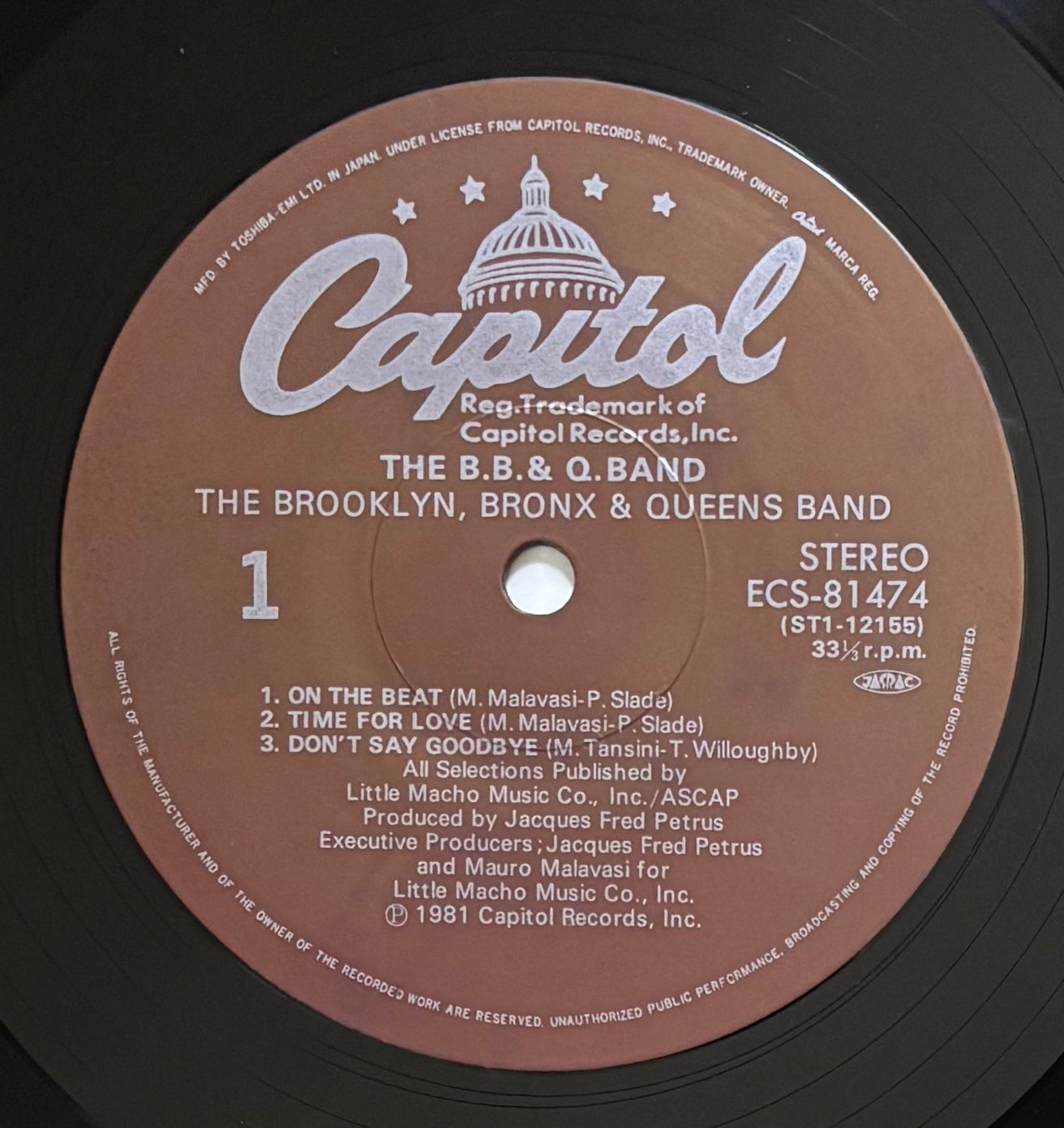 The Brooklyn, Bronx & Queens Band “Self Titled” (1981)
