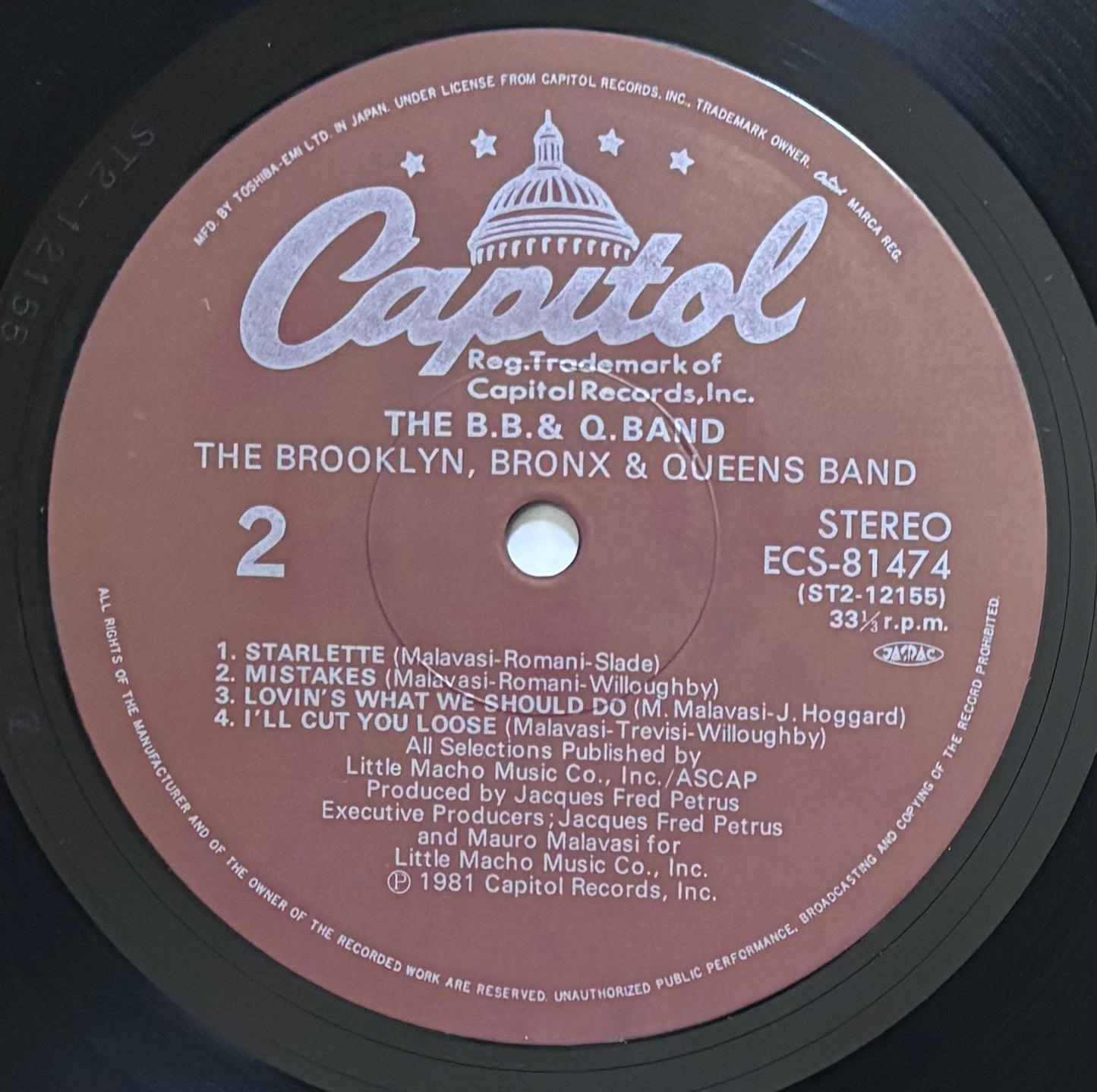 The Brooklyn, Bronx & Queens Band “Self Titled” (1981)