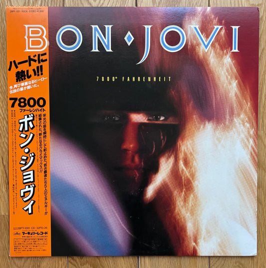 Bon Jovi "7800° Fahrenheit" (1985) Japanese Press