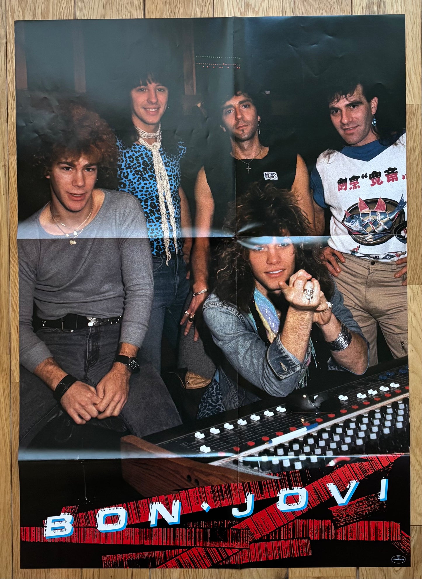Bon Jovi "7800° Fahrenheit" (1985) Japanese Press