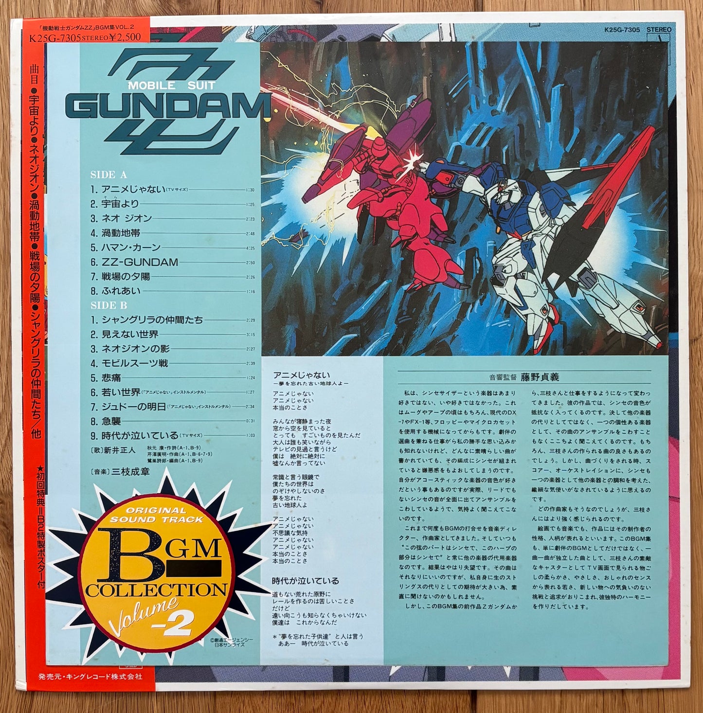 Mobile Suit Gundam ZZ BGM Collection Vol. 2 (1986)