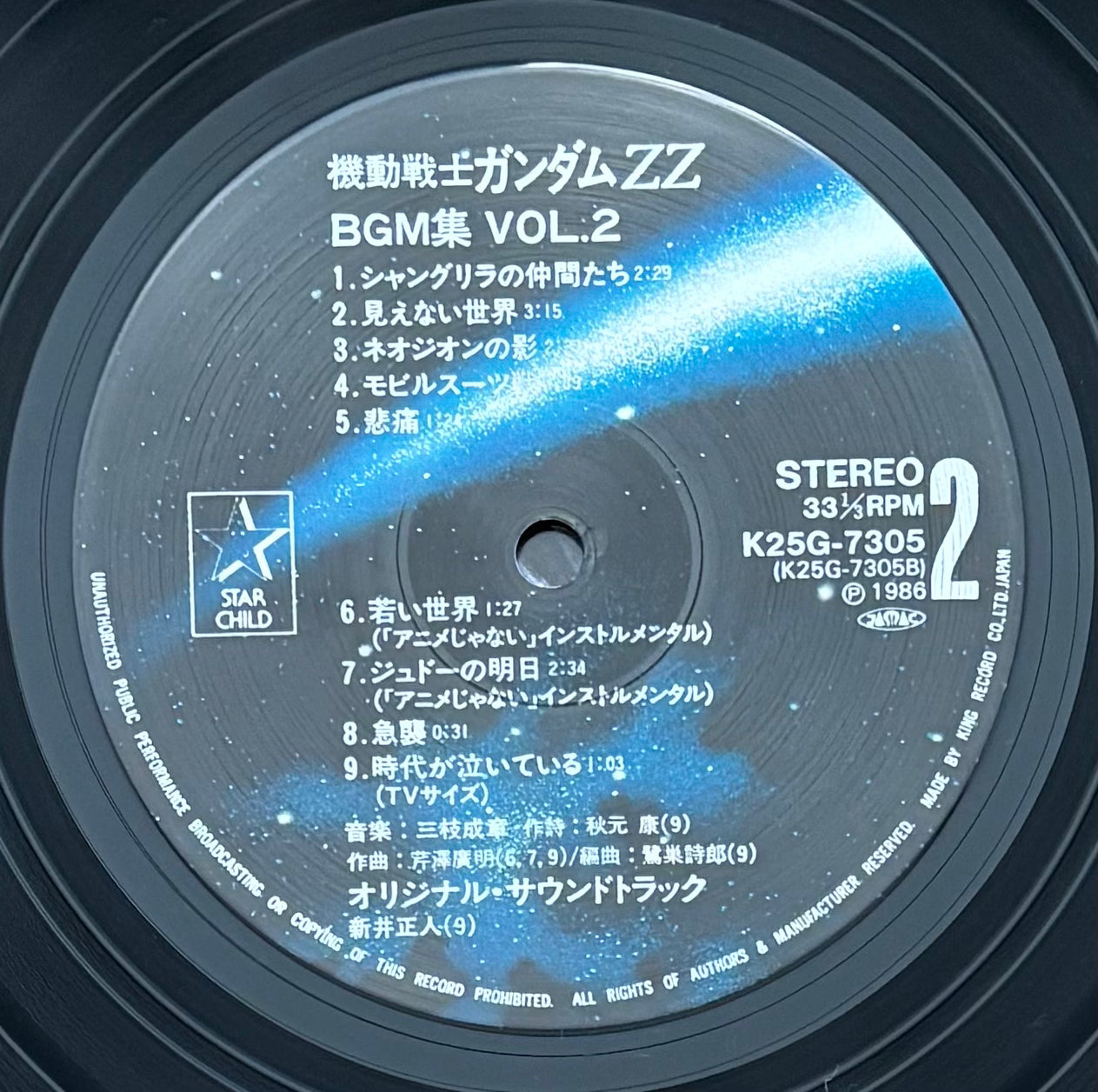 Mobile Suit Gundam ZZ BGM Collection Vol. 2 (1986)